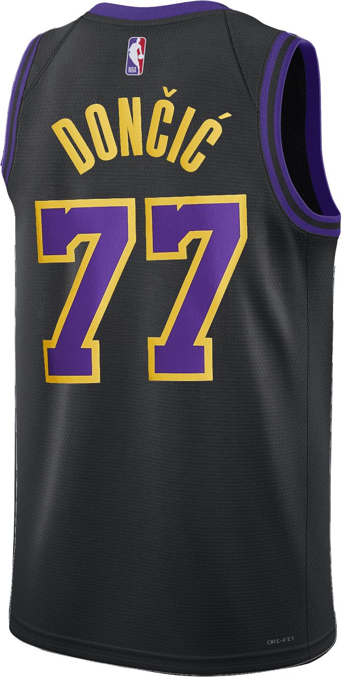 Nike Adult 2025-26 City Edition Los Angeles Lakers Luka Doncic #77 Swingman Jersey product image