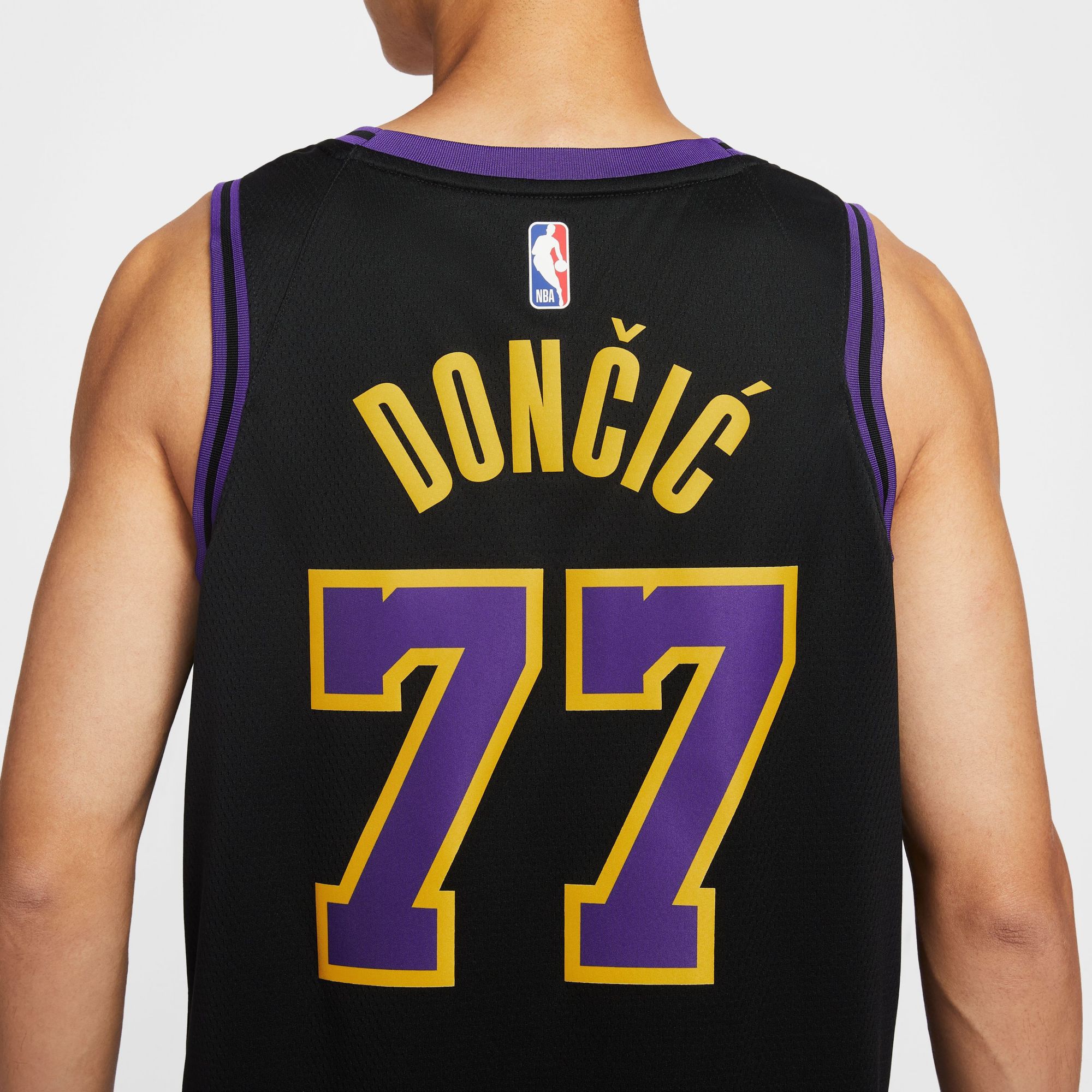 Nike Adult 2025-26 City Edition Los Angeles Lakers Luka Doncic #77 Swingman Jersey product image