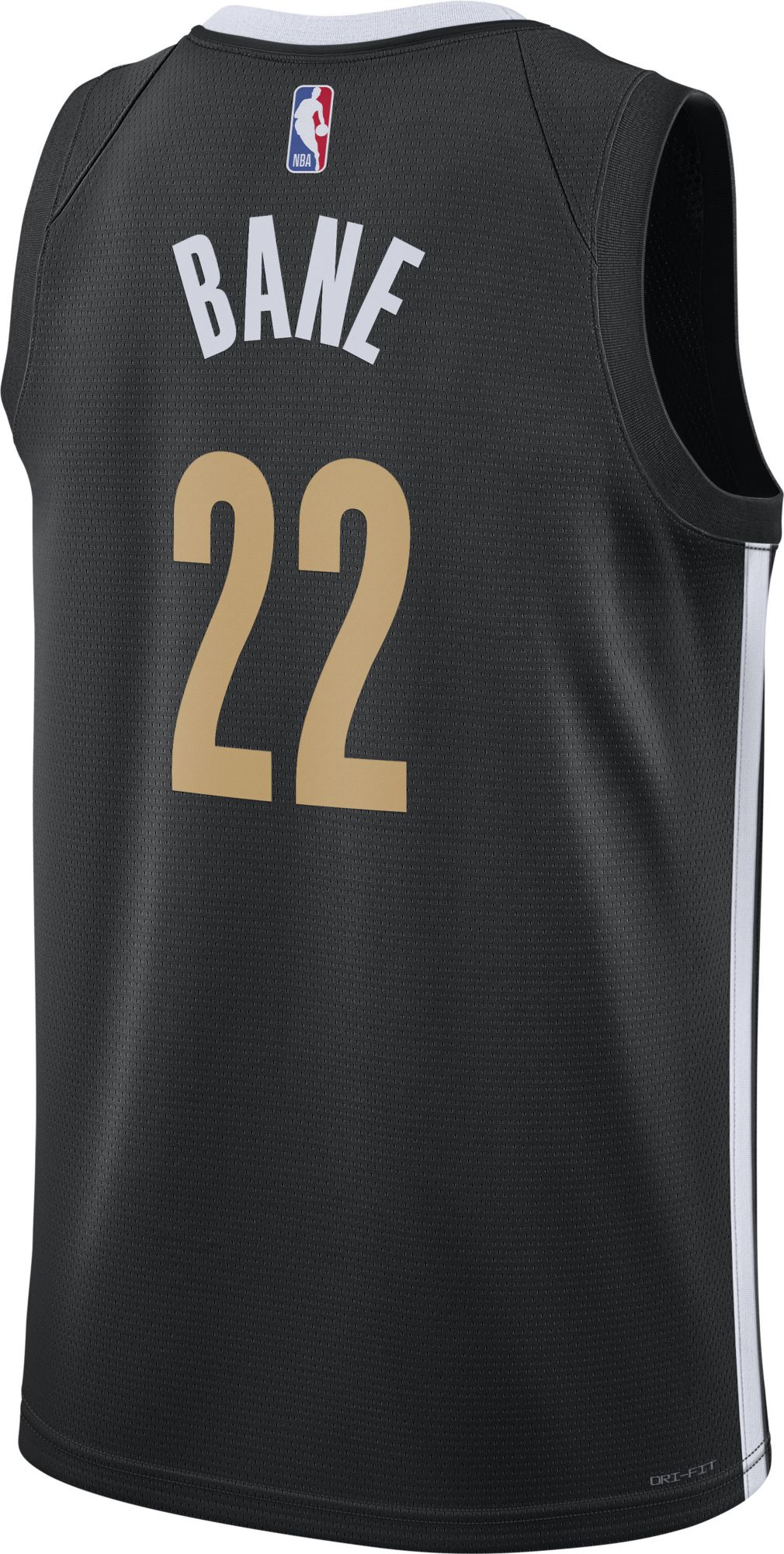 Nike Men's 2023-24 City Edition Memphis Grizzlies Desmond Bane #22 Black Swingman Jersey