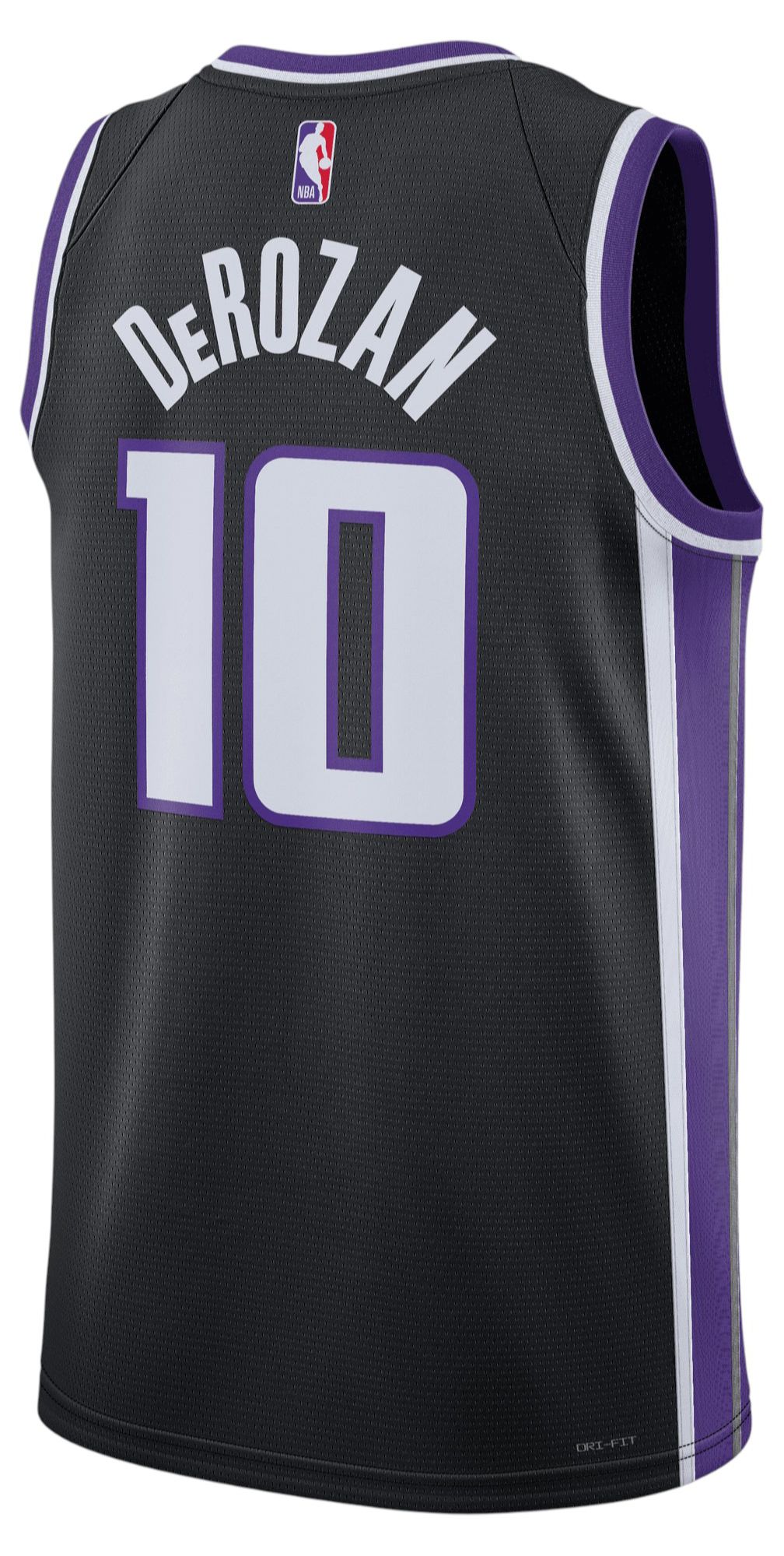 Nike Adult Sacramento Kings Demar Derozan #10 Black Swingman Icon Jersey product image