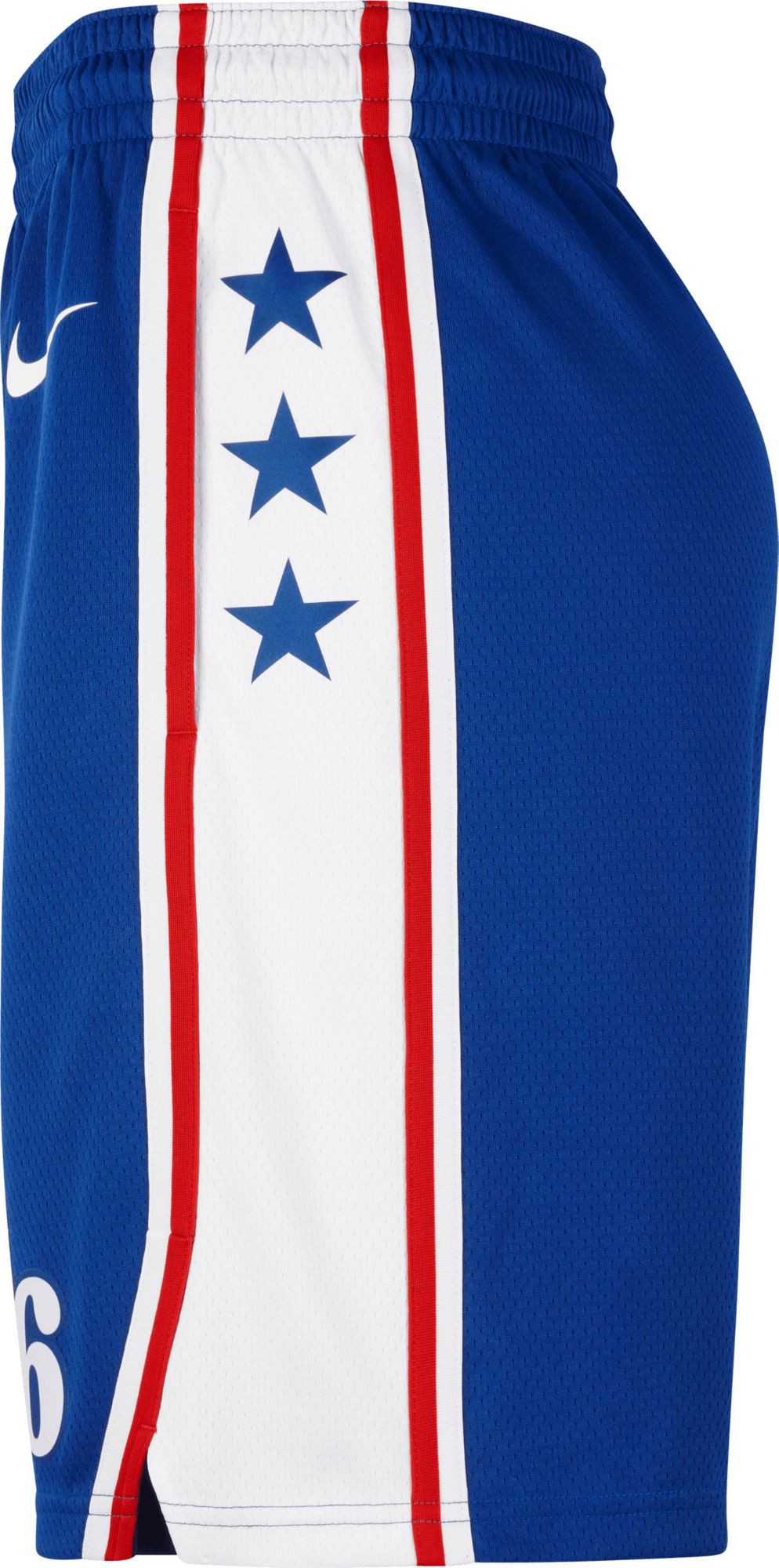 Nike Men's Philadelphia 76ers Blue Icon Shorts