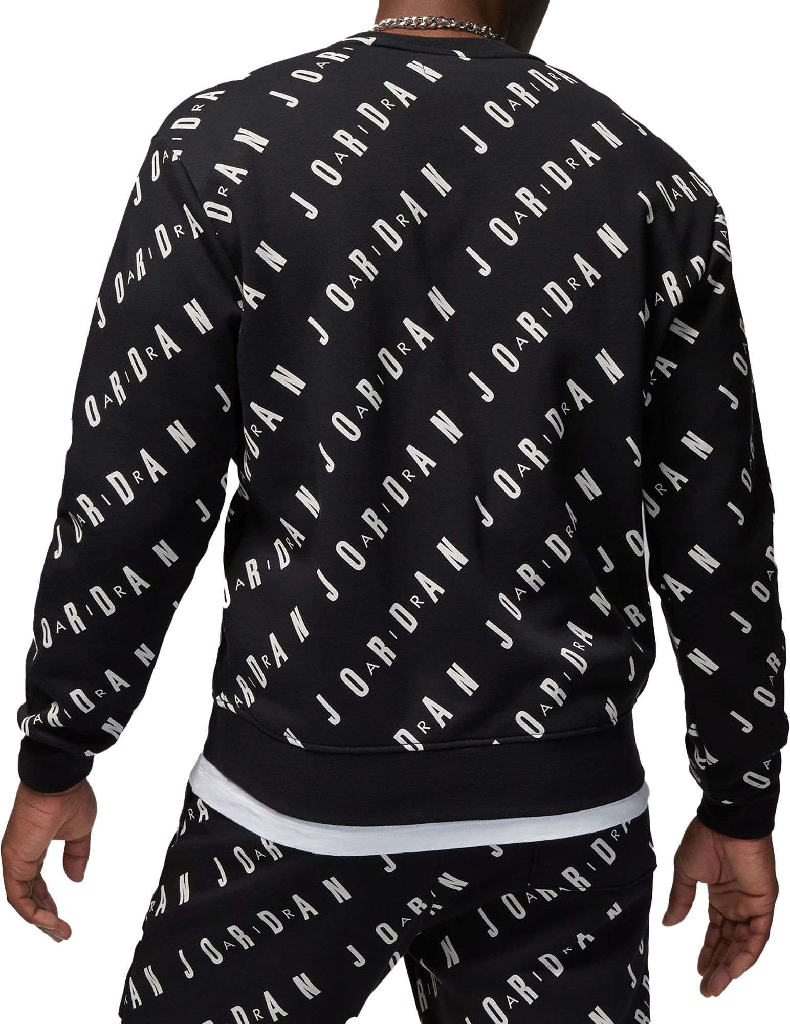 Jordan Men's Essentials Graphic Fleece Crew Neck Sweatshirt