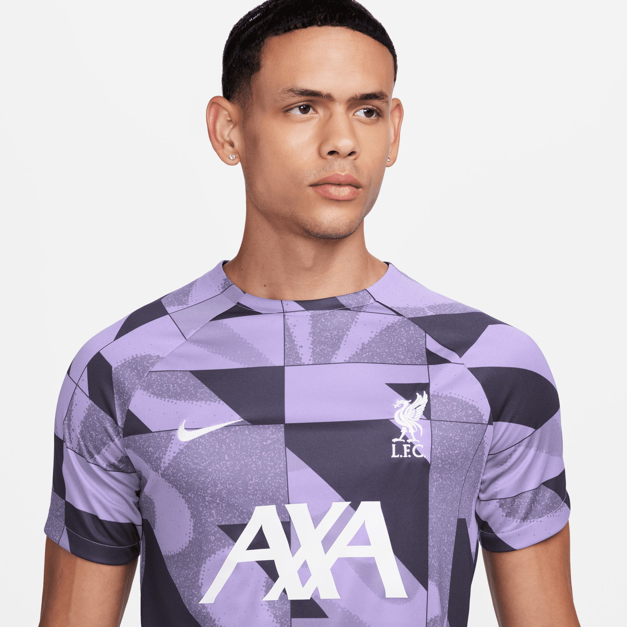 Nike Liverpool FC 2023 Purple Third Prematch Jersey