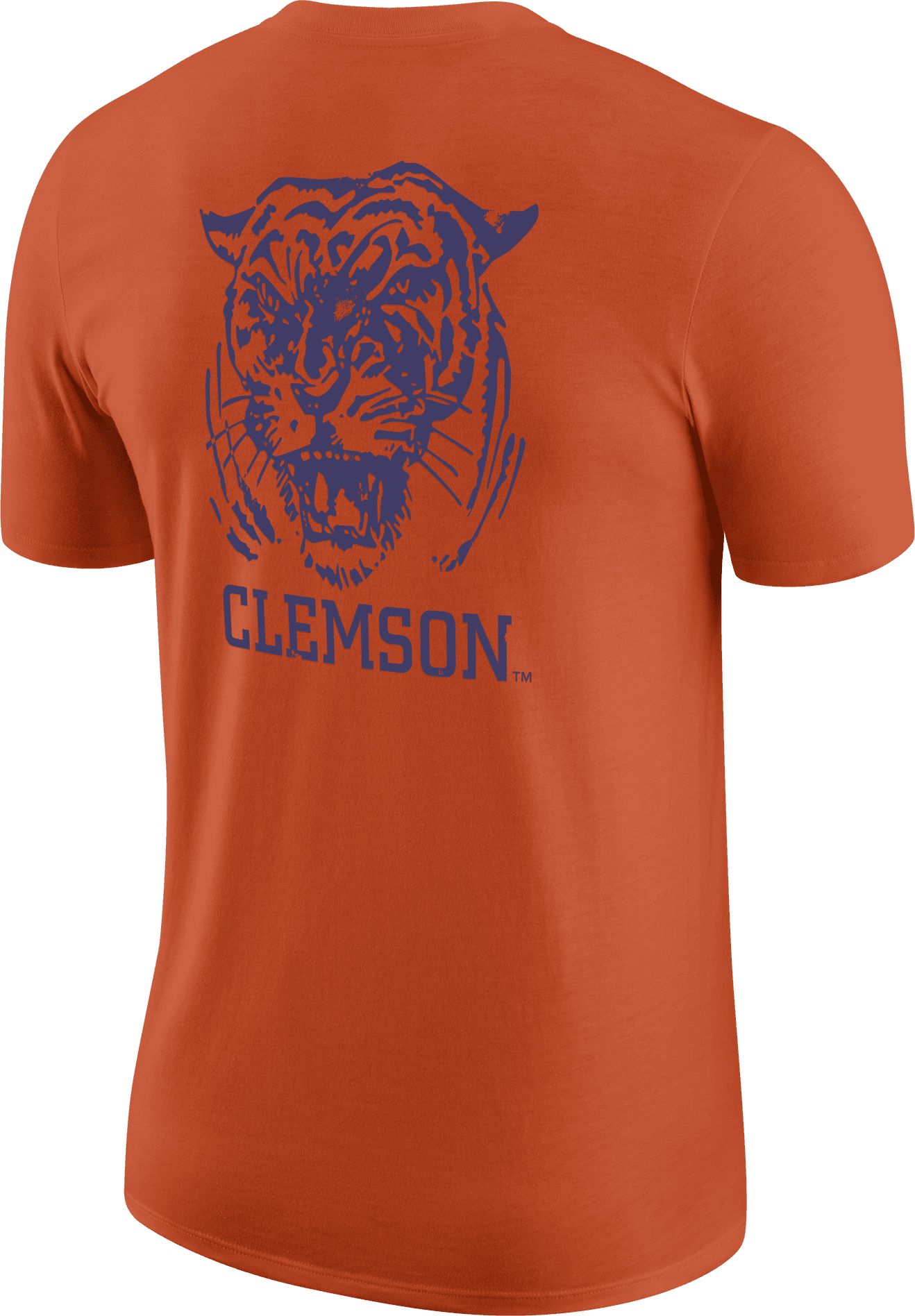 Nike Men's Clemson Tigers Orange Vault Wordmark T-Shirt