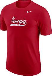 Nike Men's Georgia Bulldogs Red Vault Wordmark T-Shirt product image