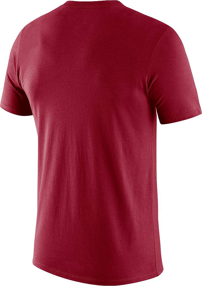 Nike Men's USC Trojans Cardinal Dri-Fit Football Team Issue Long Sleeve T-Shirt, Medium, Red