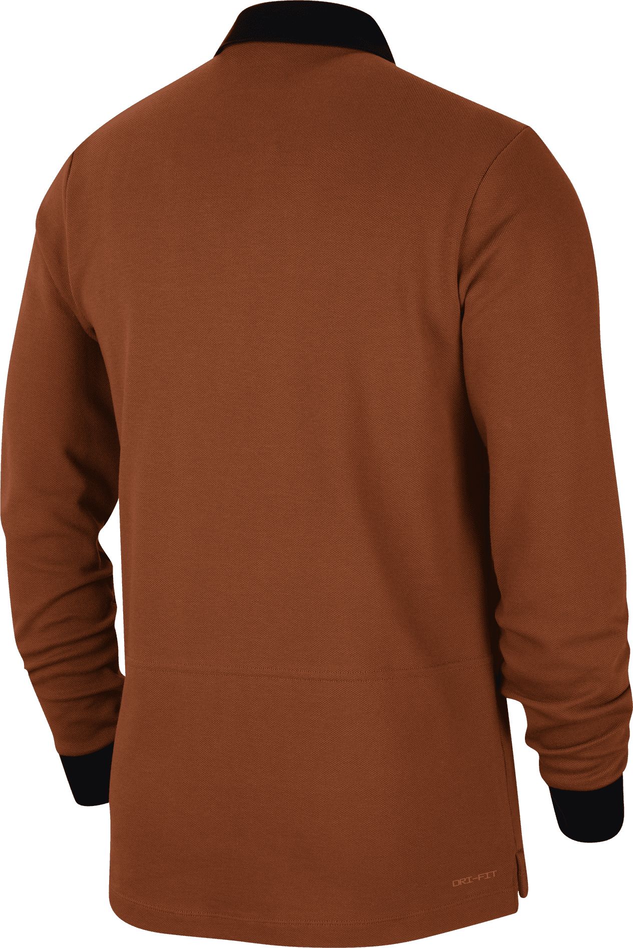 Nike Men's Texas Longhorns Burnt Orange Dri-Fit Rugby Long Sleeve Polo product image