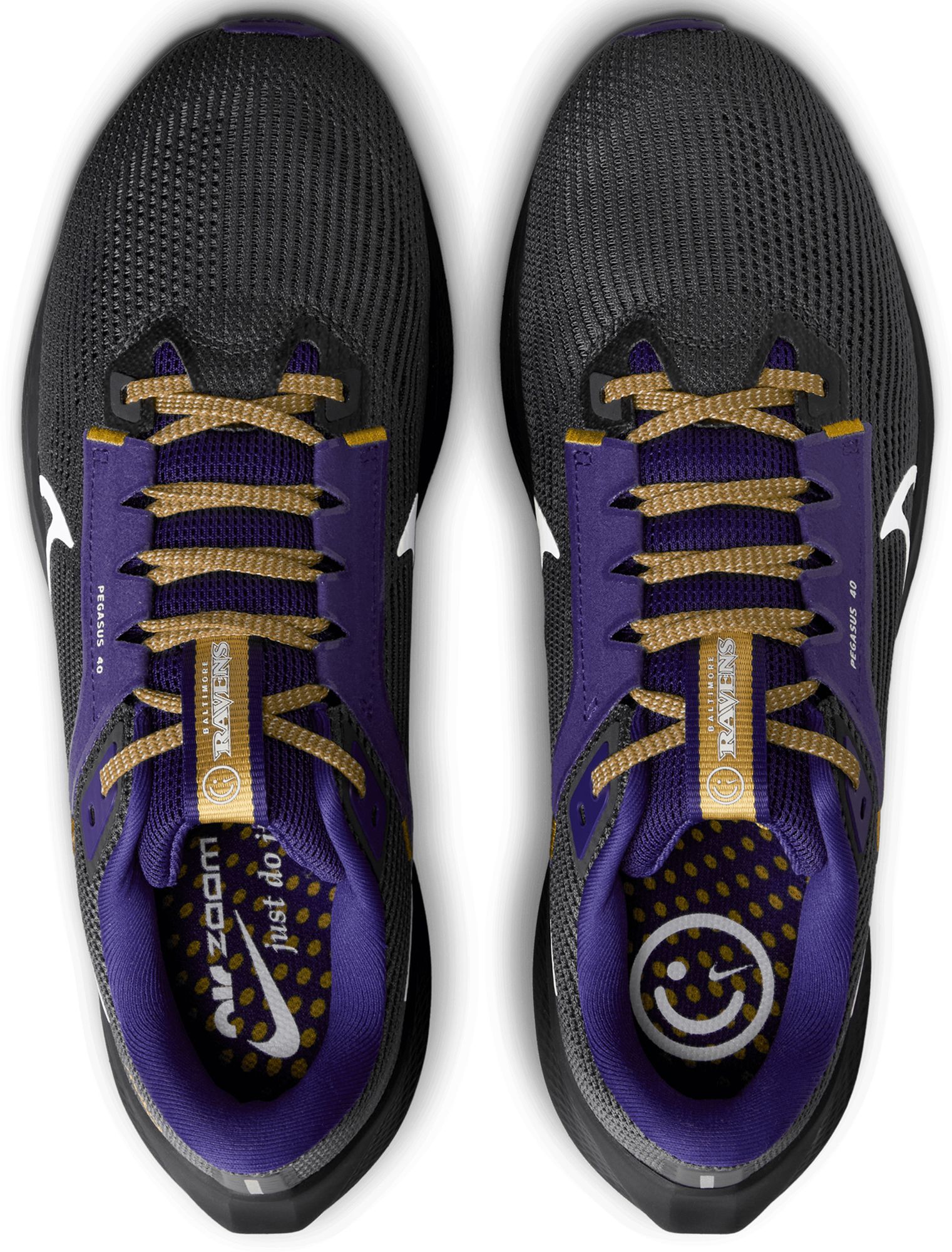 Nike Pegasus 40 Ravens Running Shoes