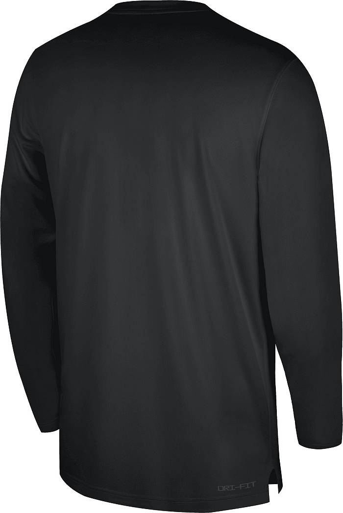 Nike Men's Black Oregon Ducks Replica Two-Button Baseball Jersey