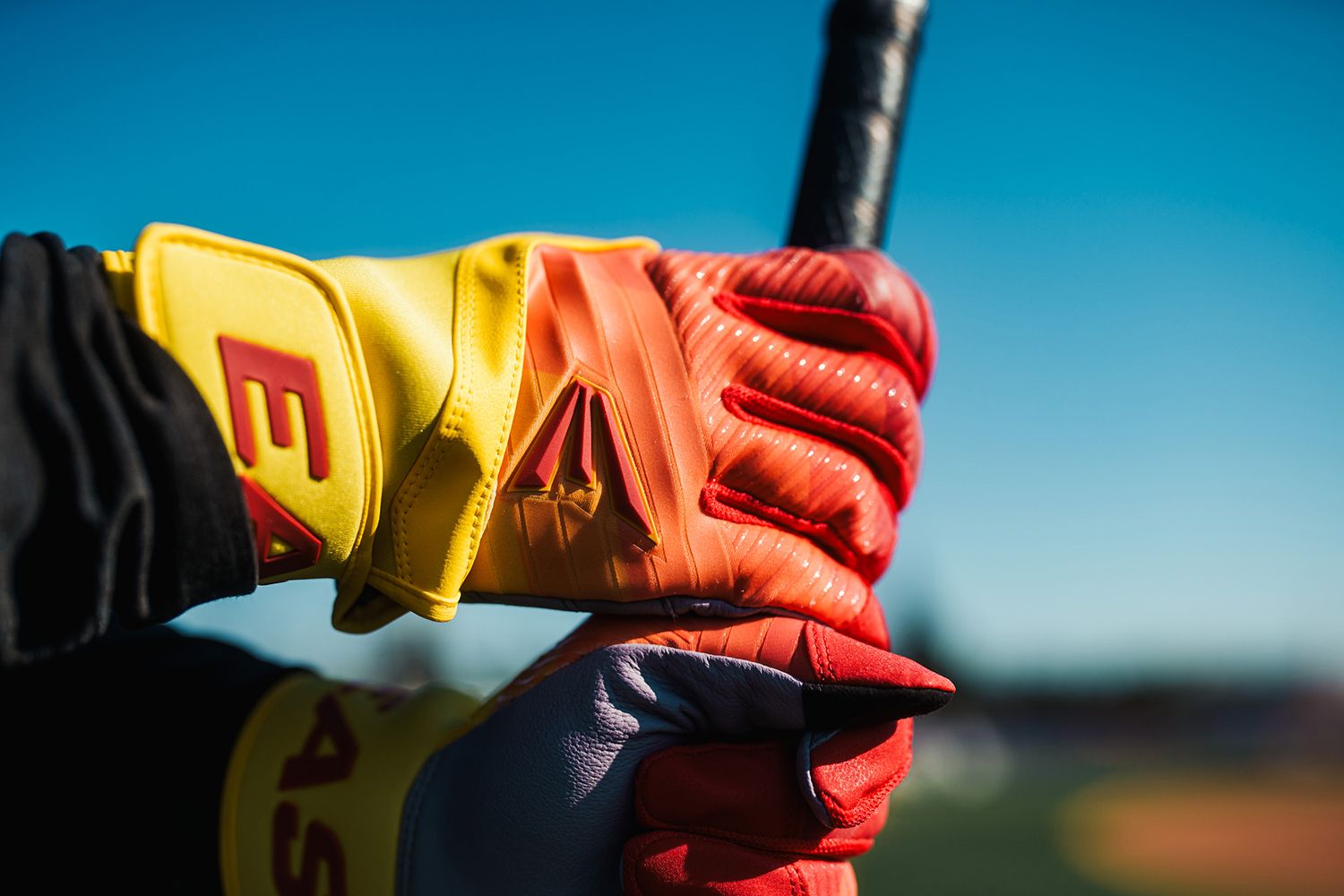 Easton Youth Walk-Off Ethos Fire Batting Gloves product image