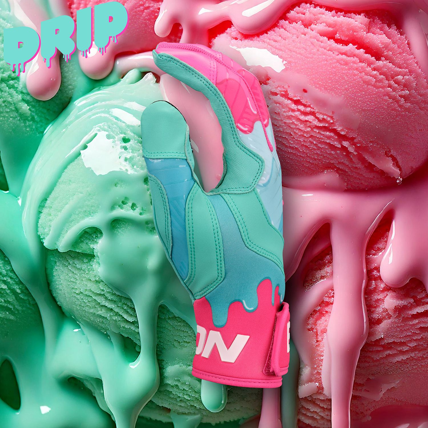 Easton Adult Walk-Off Ethos Drip Batting Gloves product image