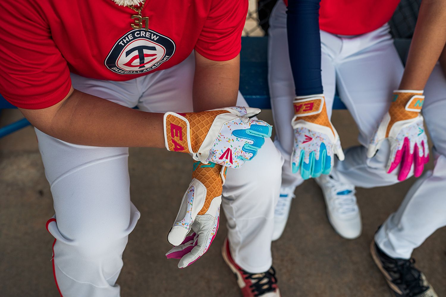 Easton Youth Walk-Off Sugar Rush Batting Gloves product image