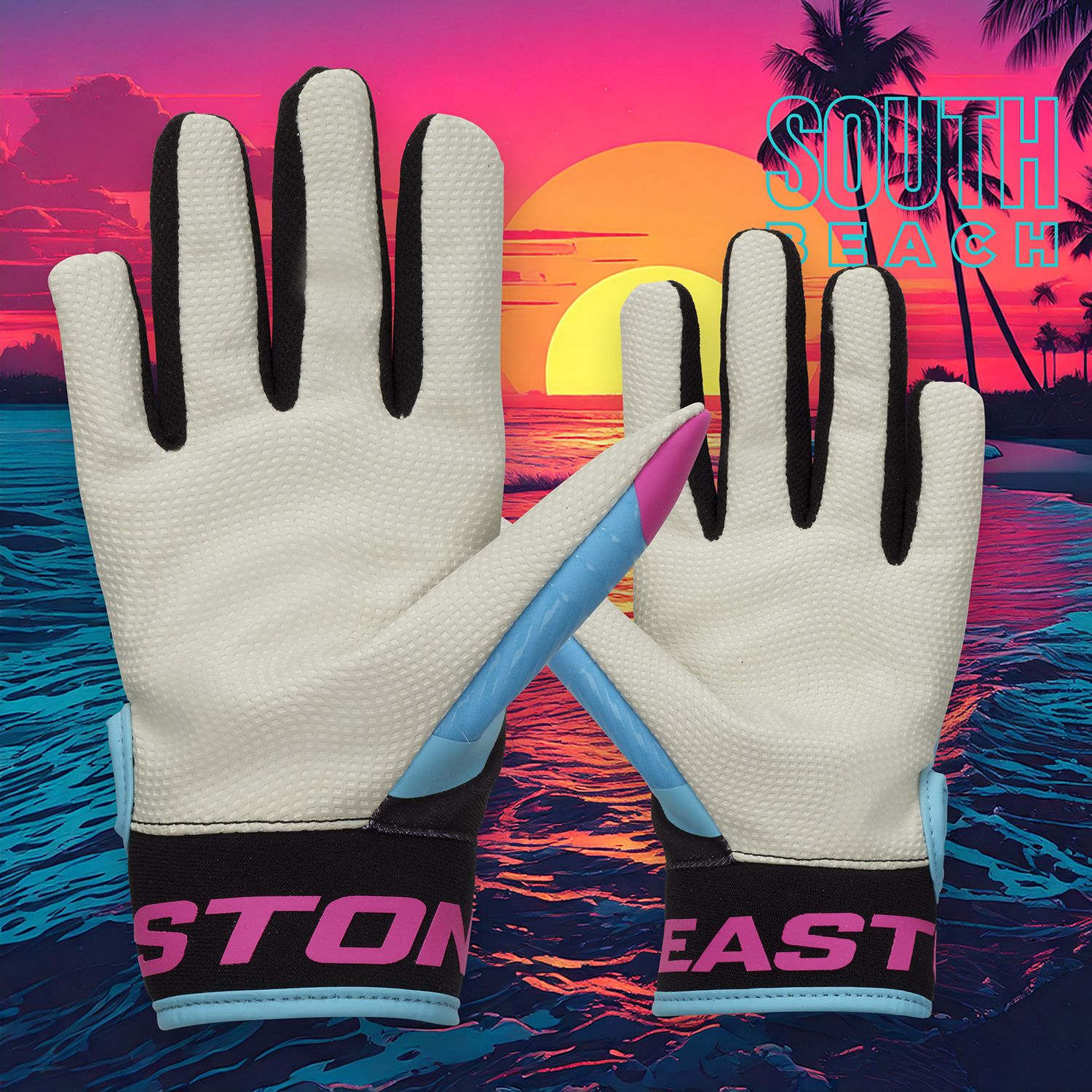 Easton Adult Walk-Off South Beach Batting Gloves product image