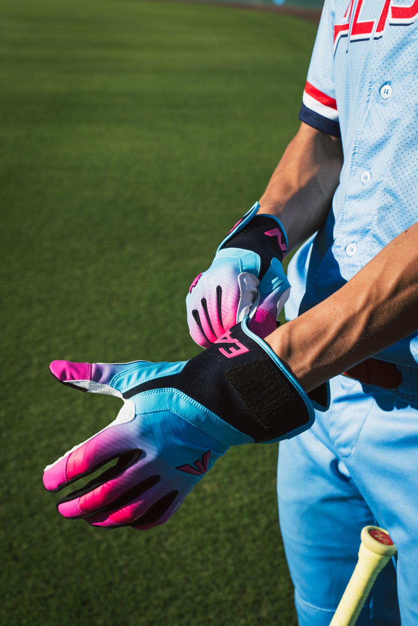 Easton Youth Walk-Off South Beach Batting Gloves product image