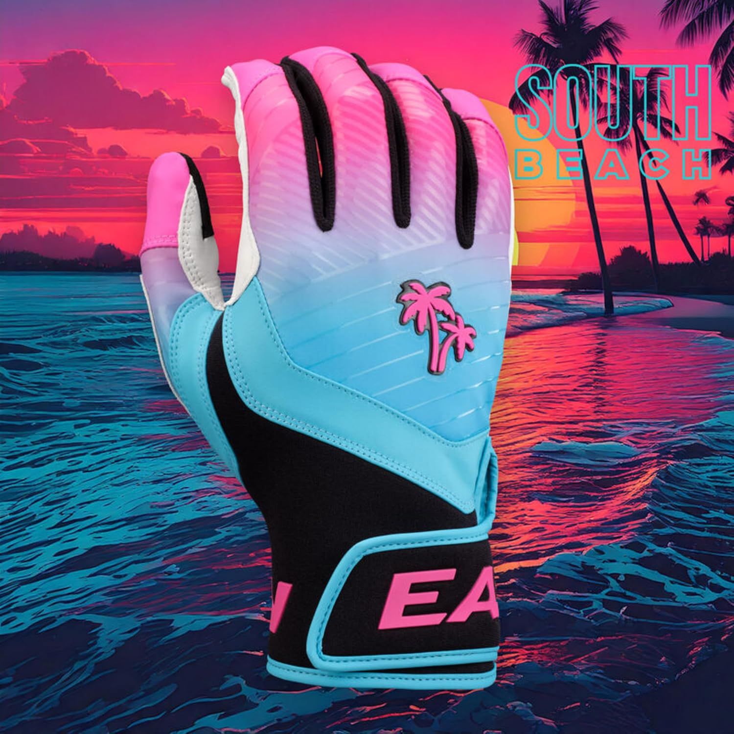 Easton Youth Walk-Off South Beach Batting Gloves product image