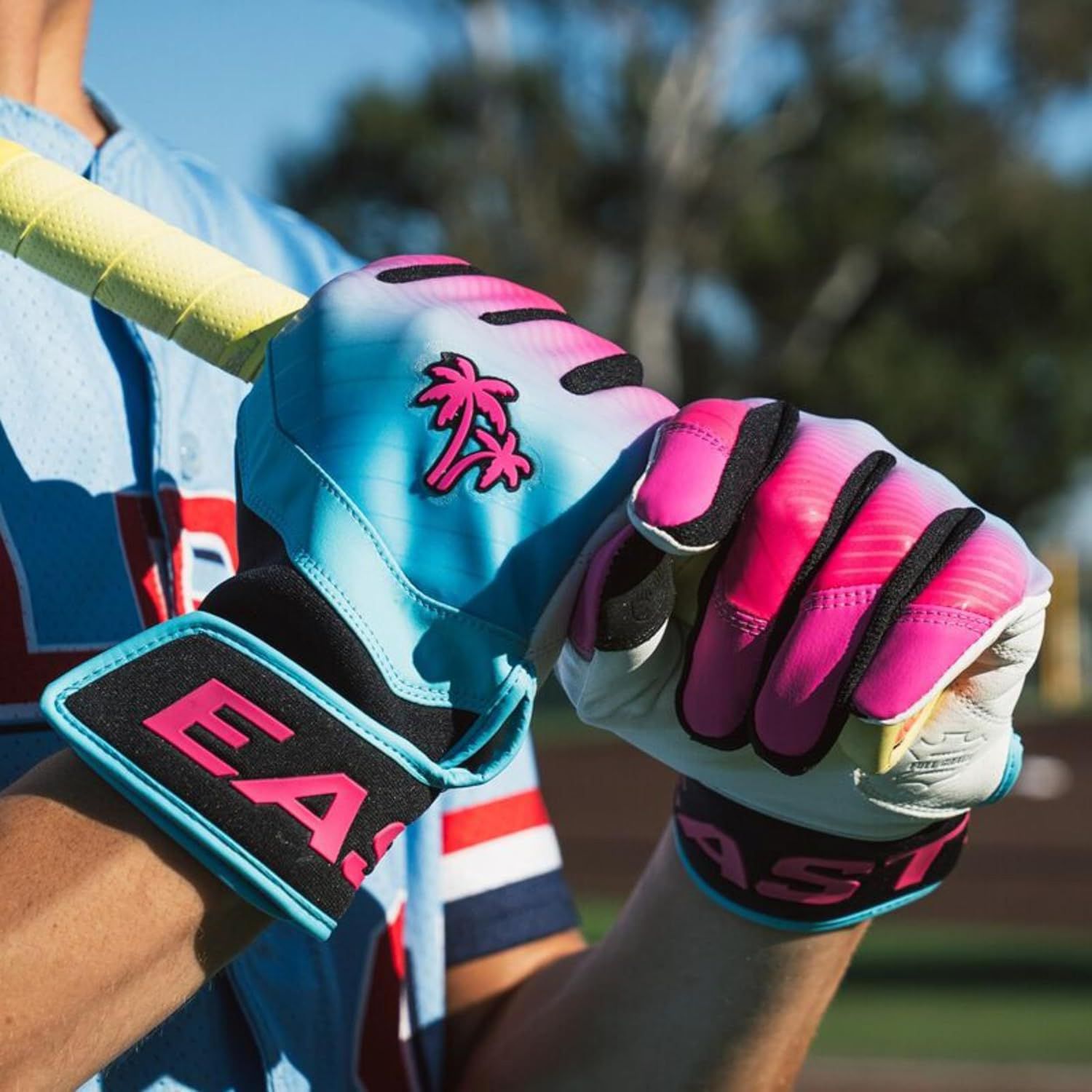 Easton Youth Walk-Off South Beach Batting Gloves product image