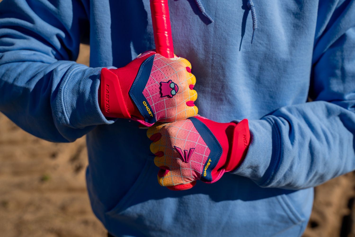 Easton Women's Spring Break Ghost Ethos Fastpitch Batting Gloves product image