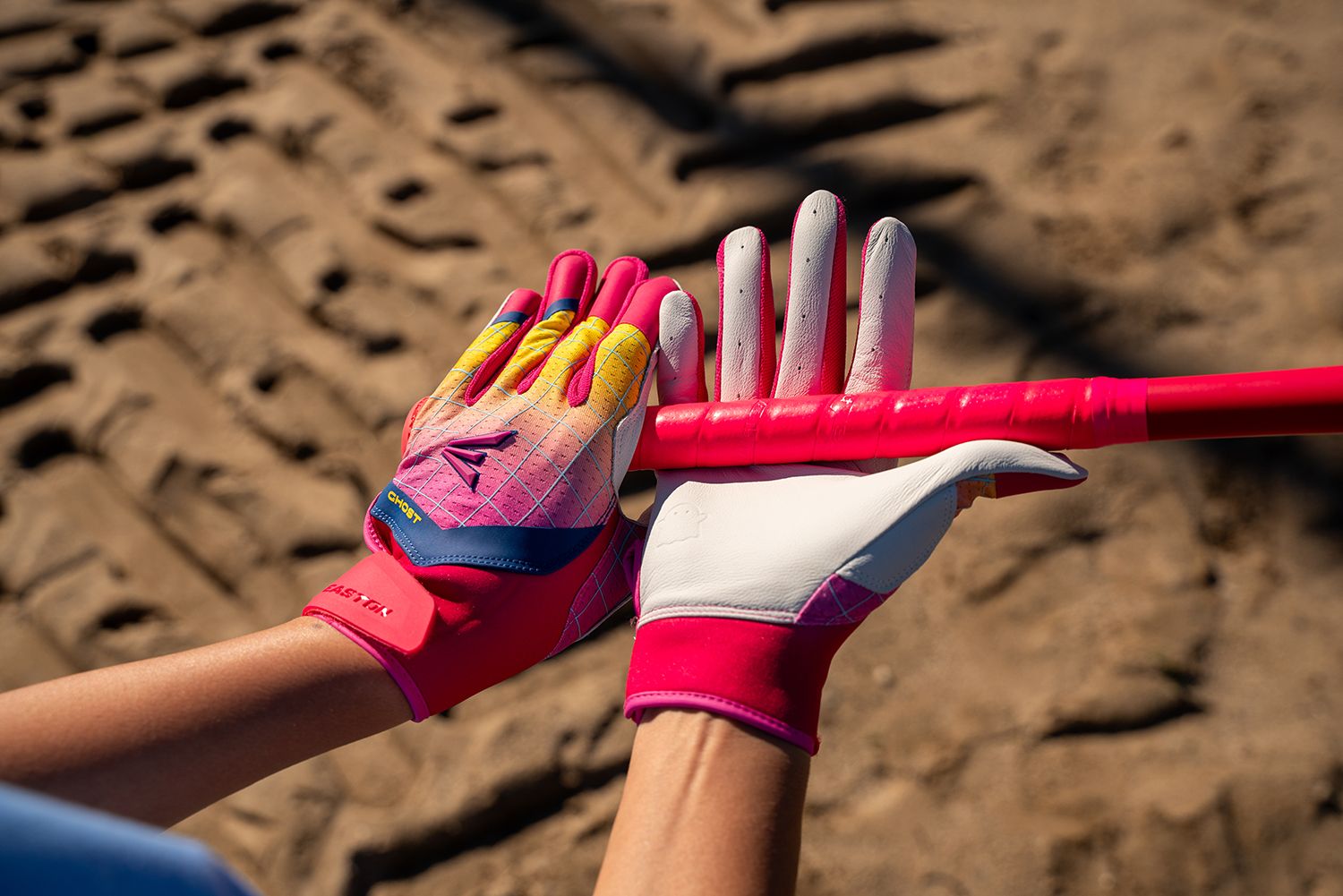 Easton Women's Spring Break Ghost Ethos Fastpitch Batting Gloves product image