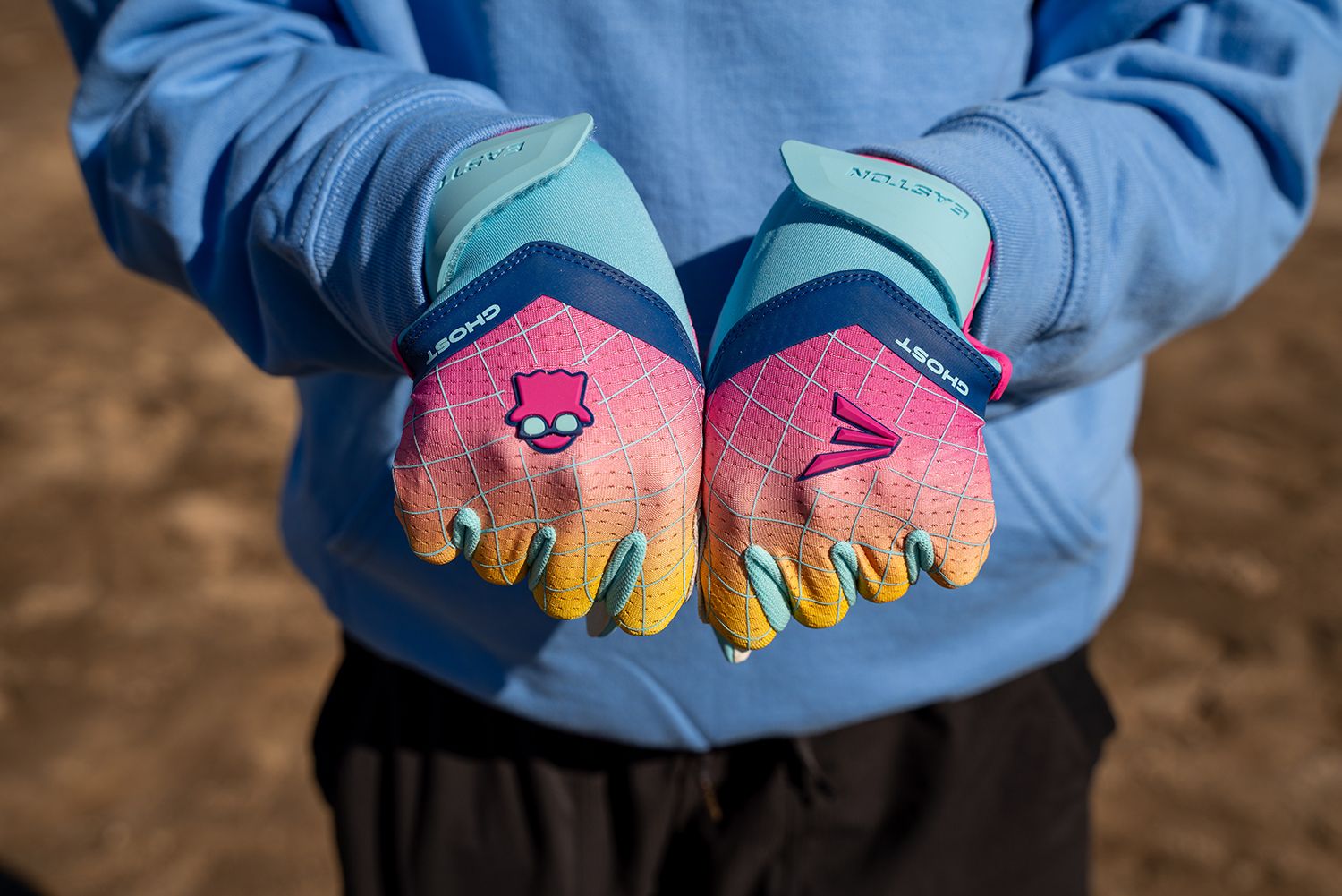 Easton Women's Spring Break Ghost Ethos Fastpitch Batting Gloves product image