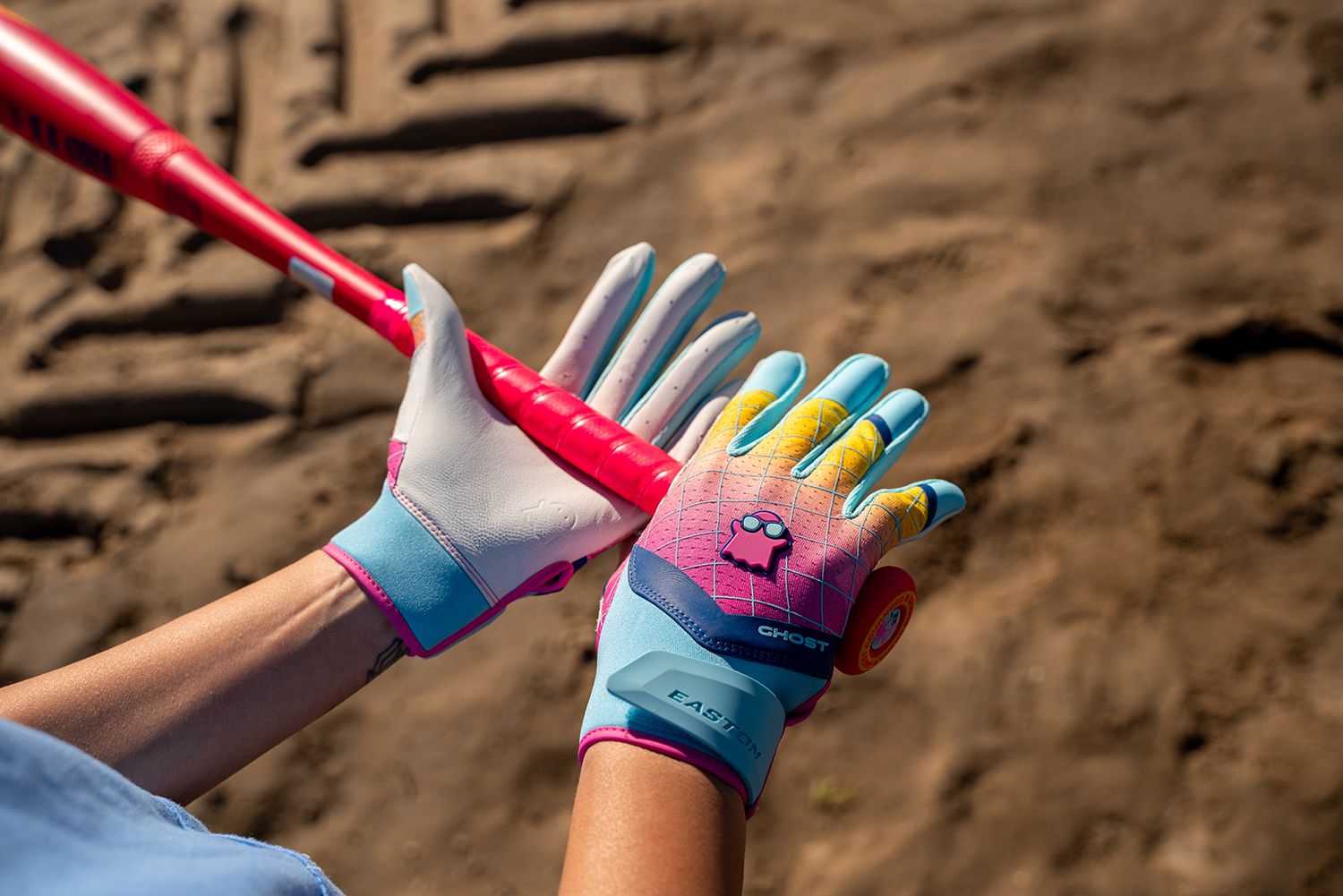 Easton Women's Spring Break Ghost Ethos Fastpitch Batting Gloves product image