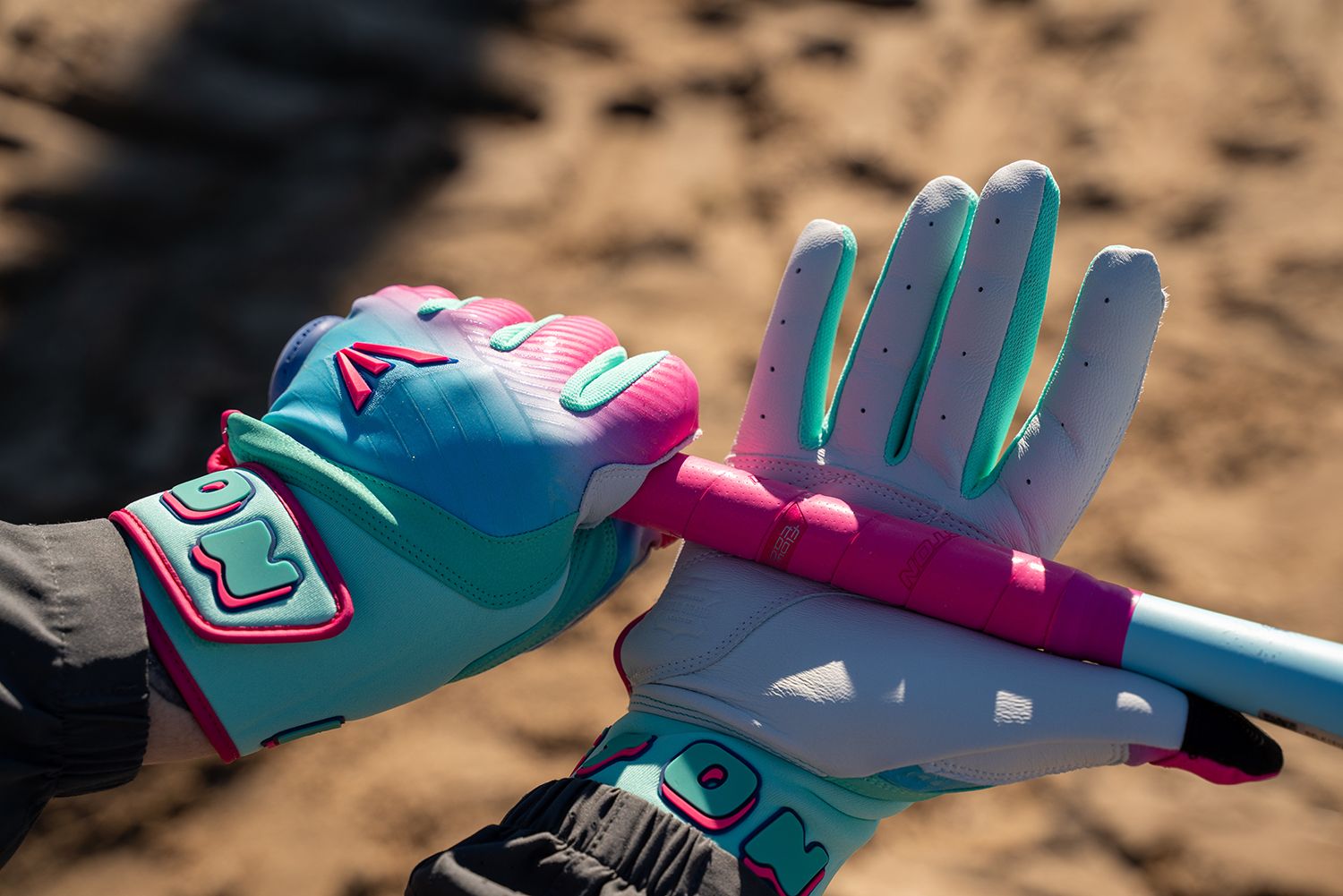 Easton Youth Spring Break Hype Fire Walk-Off Ethos Batting Gloves product image