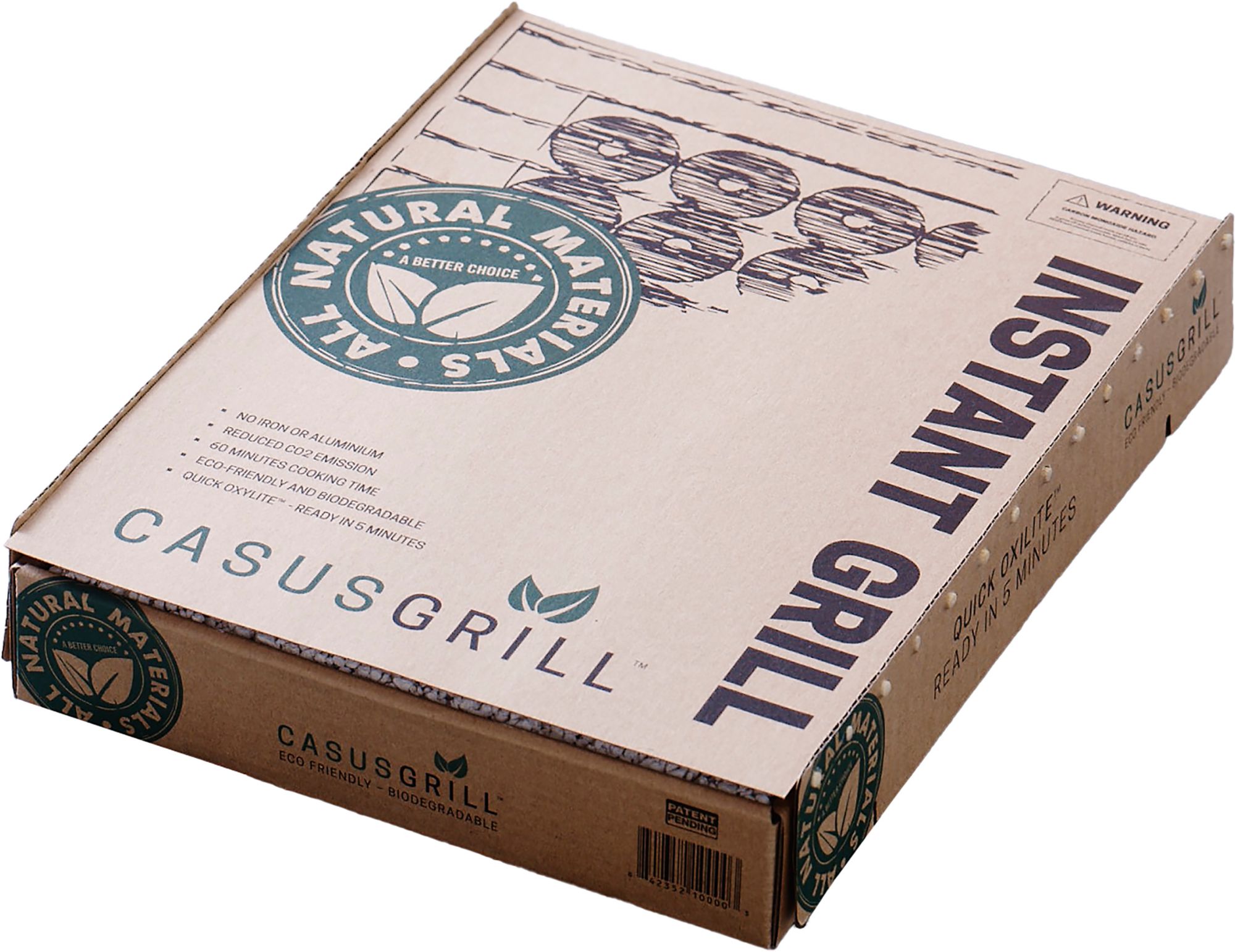 CasusGrill Biodegradable Single-Use Grill product image