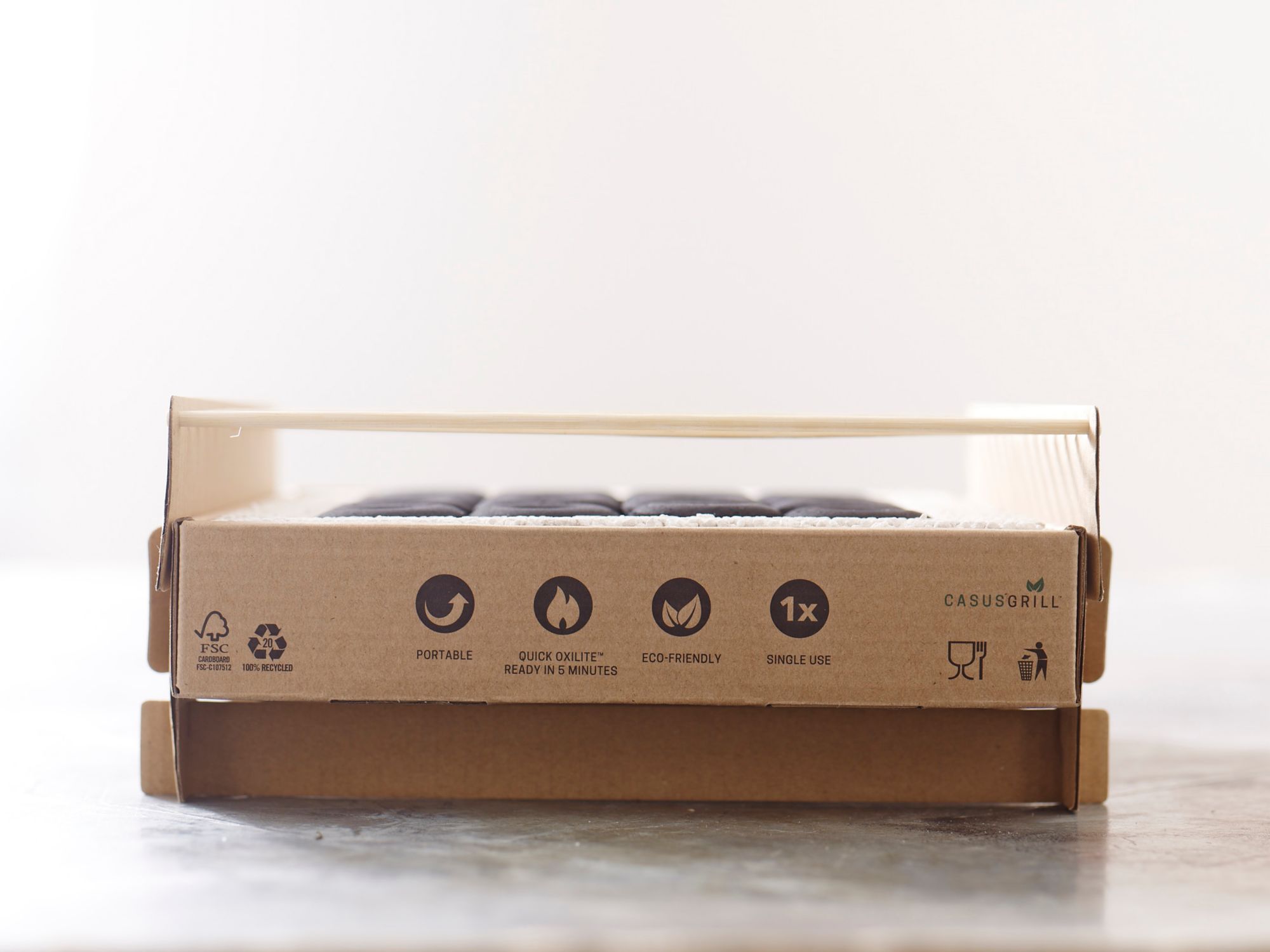 CasusGrill Biodegradable Single-Use Grill product image