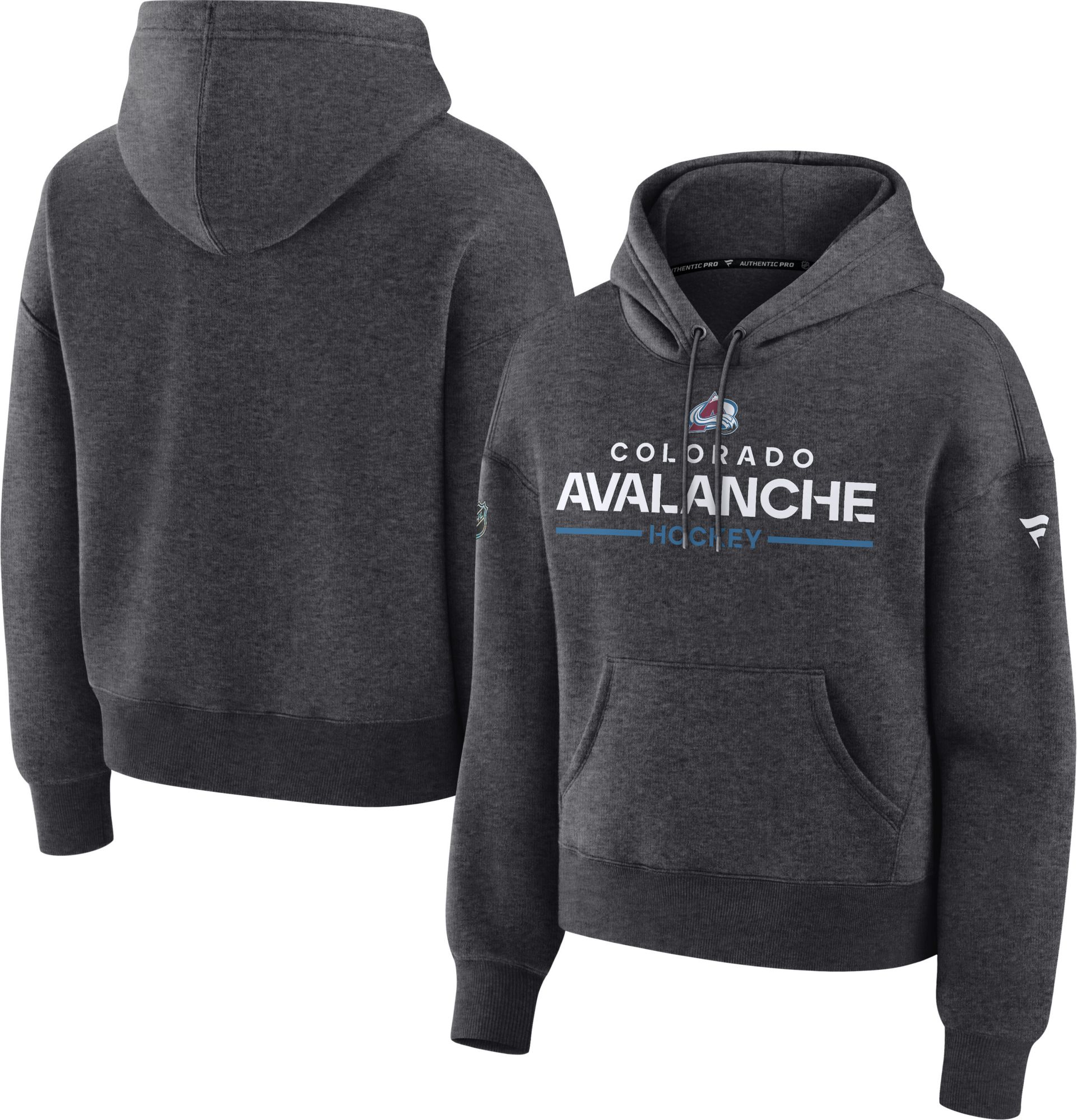 NHL Women's Colorado Avalanche Grey Primary Rink Pullover Hoodie product image