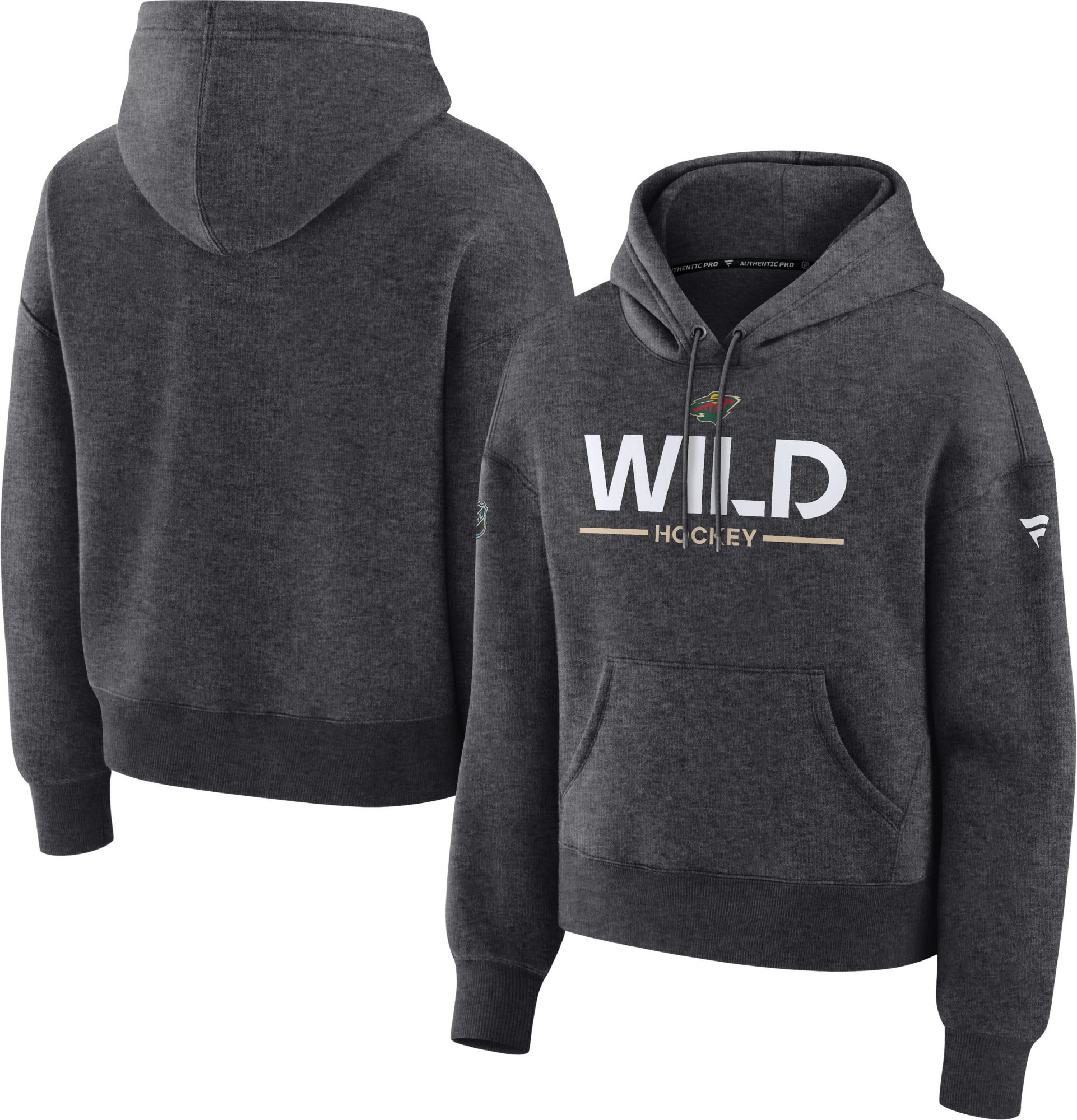 NHL Women's Minnesota Wild Grey Primary Rink Pullover Hoodie product image