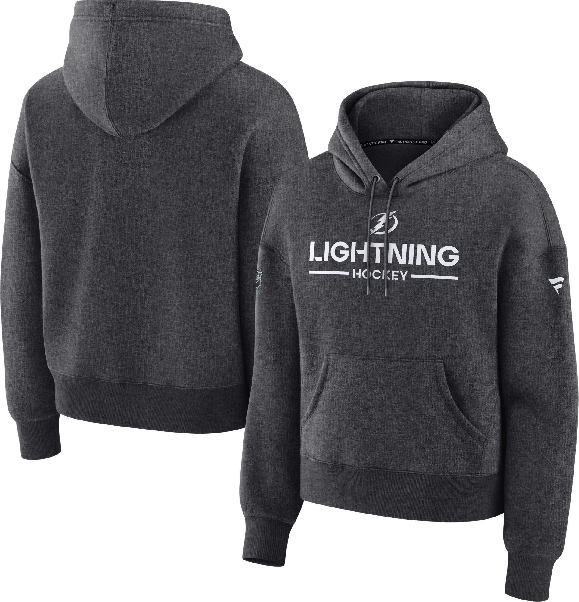 NHL Women's Tampa Bay Lightning Grey Primary Rink Pullover Hoodie product image