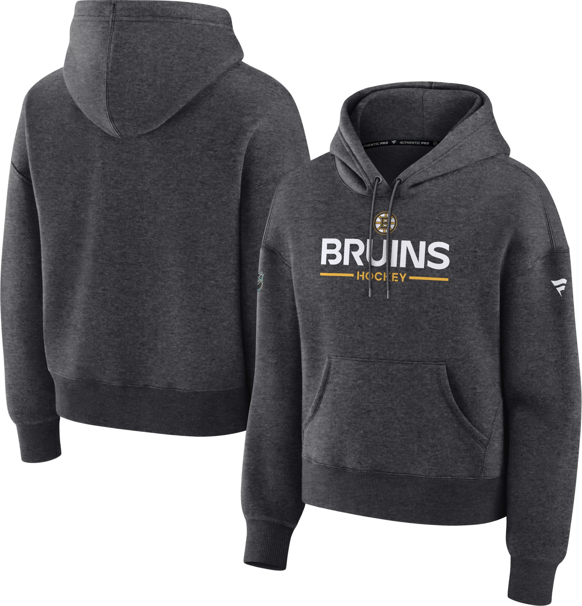 NHL Women's Boston Bruins Grey Primary Rink Pullover Hoodie product image