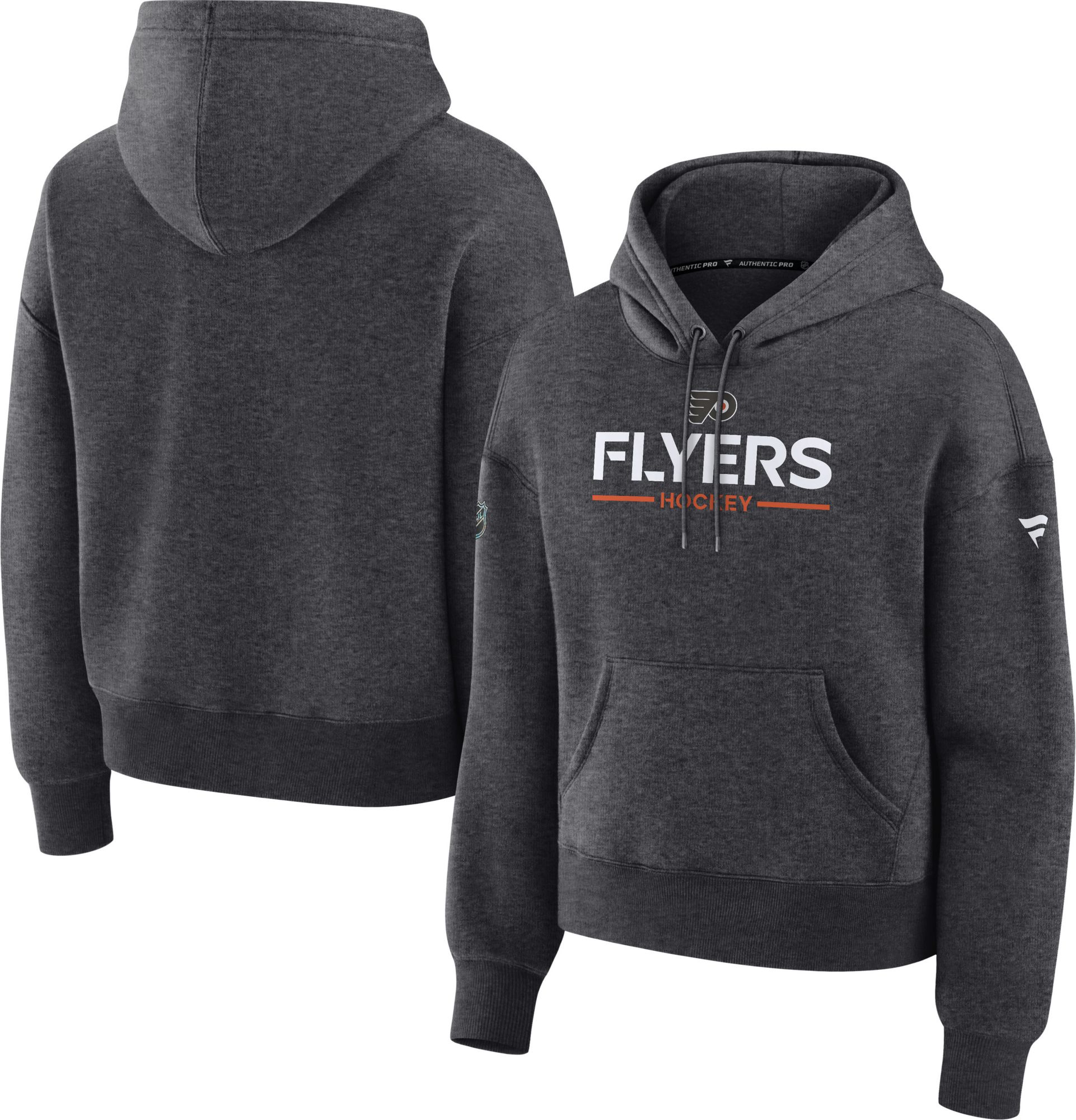 NHL Women's Philadelphia Flyers Grey Primary Rink Pullover Hoodie product image
