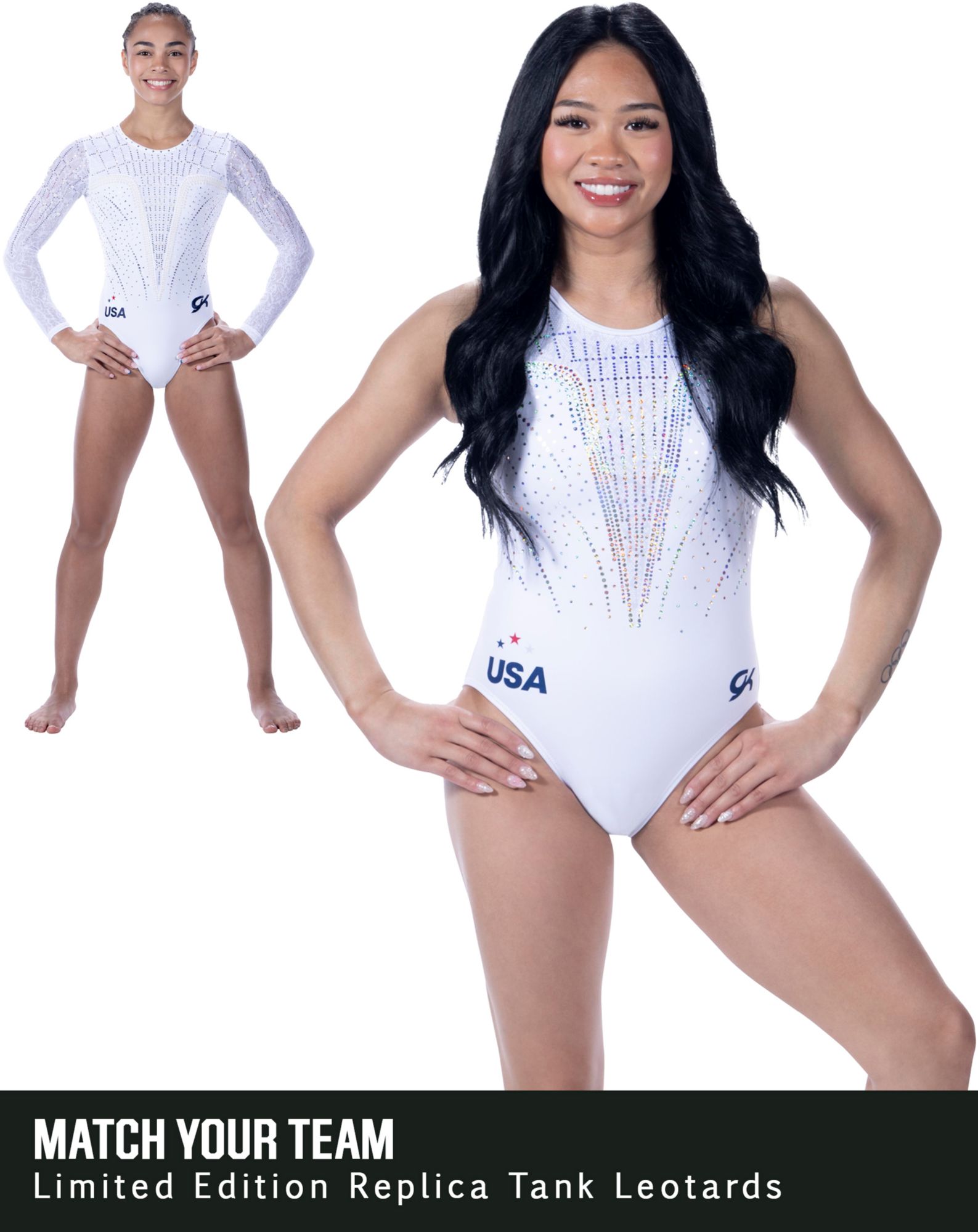 GK Elite Girls' Freedom's Grace Replica Tank Leotard product image