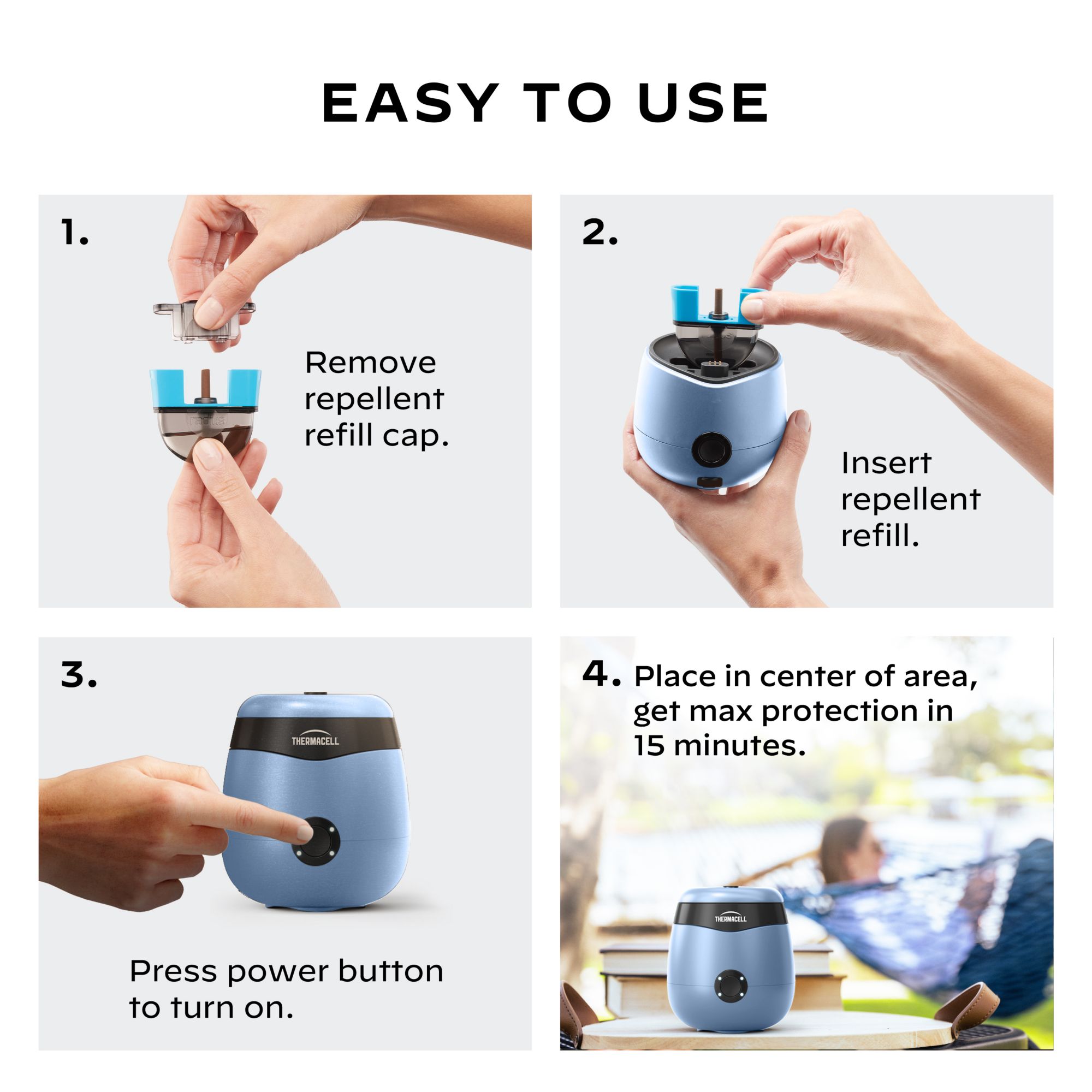 ThermaCELL E55 Rechargeable Mosquito Repeller product image