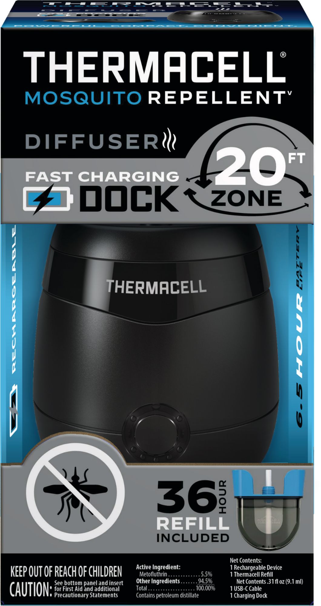 ThermaCELL E65 Rechargeable Mosquito Repeller product image