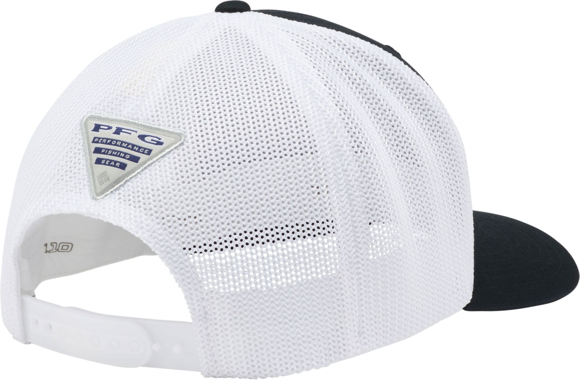 Columbia Men's North Texas Mean Green Black PFG Mesh Adjustable Hat product image