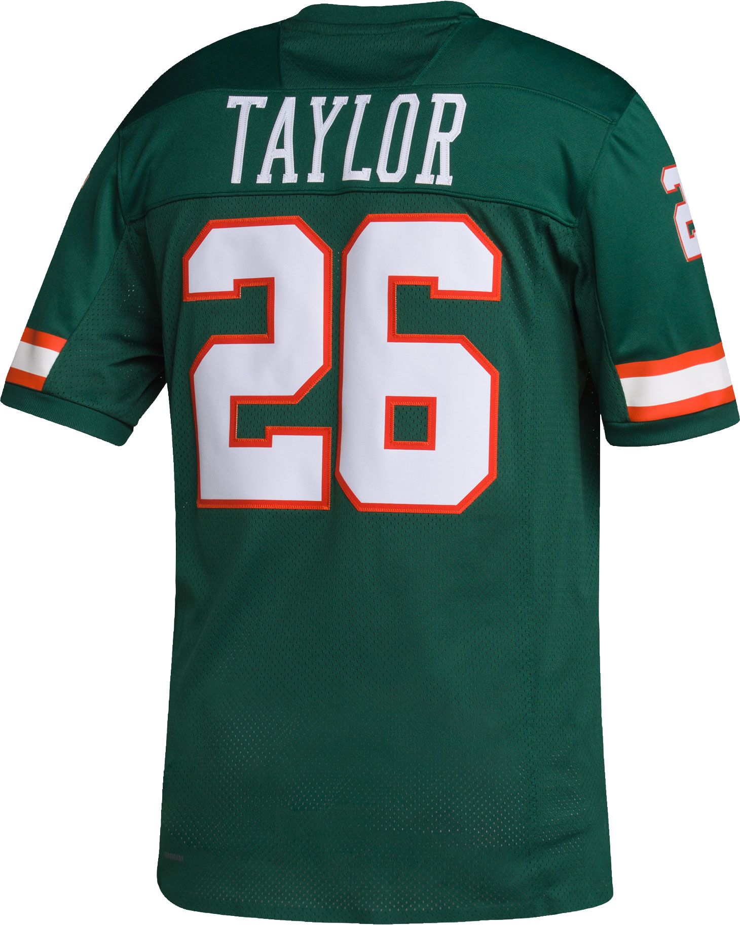 adidas Men's Miami Hurricanes Sean Taylor #26 Green Replica Football Jersey product image