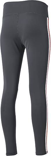 WEAR by Erin Andrews Women's Oklahoma Sooners  Gray Striped Team Leggings product image