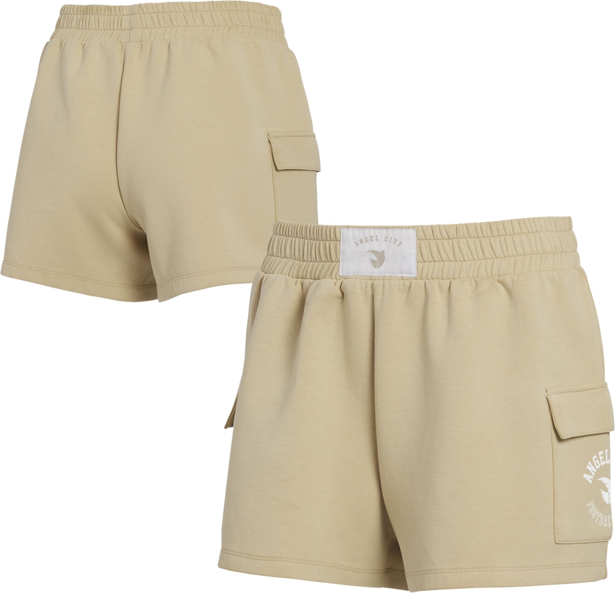 WEAR By Erin Andrews Women's Angel City FC Tonal Tan Shorts product image