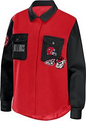 WEAR by Erin Andrews Women's Georgia Bulldogs Red/Black Colorblock Shacket product image