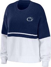 WEAR by Erin Andrews Women's Penn State Nittany Lions Blue/White Colorblock Sweater product image
