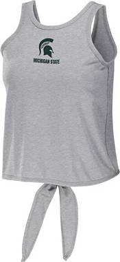 WEAR by Erin Andrews Women's Michigan State Spartans Grey Convertible Wrap Tank product image