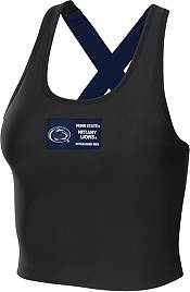 WEAR by Erin Andrews Women's Penn State Nittany Lions Black Cropped Performance Tank product image