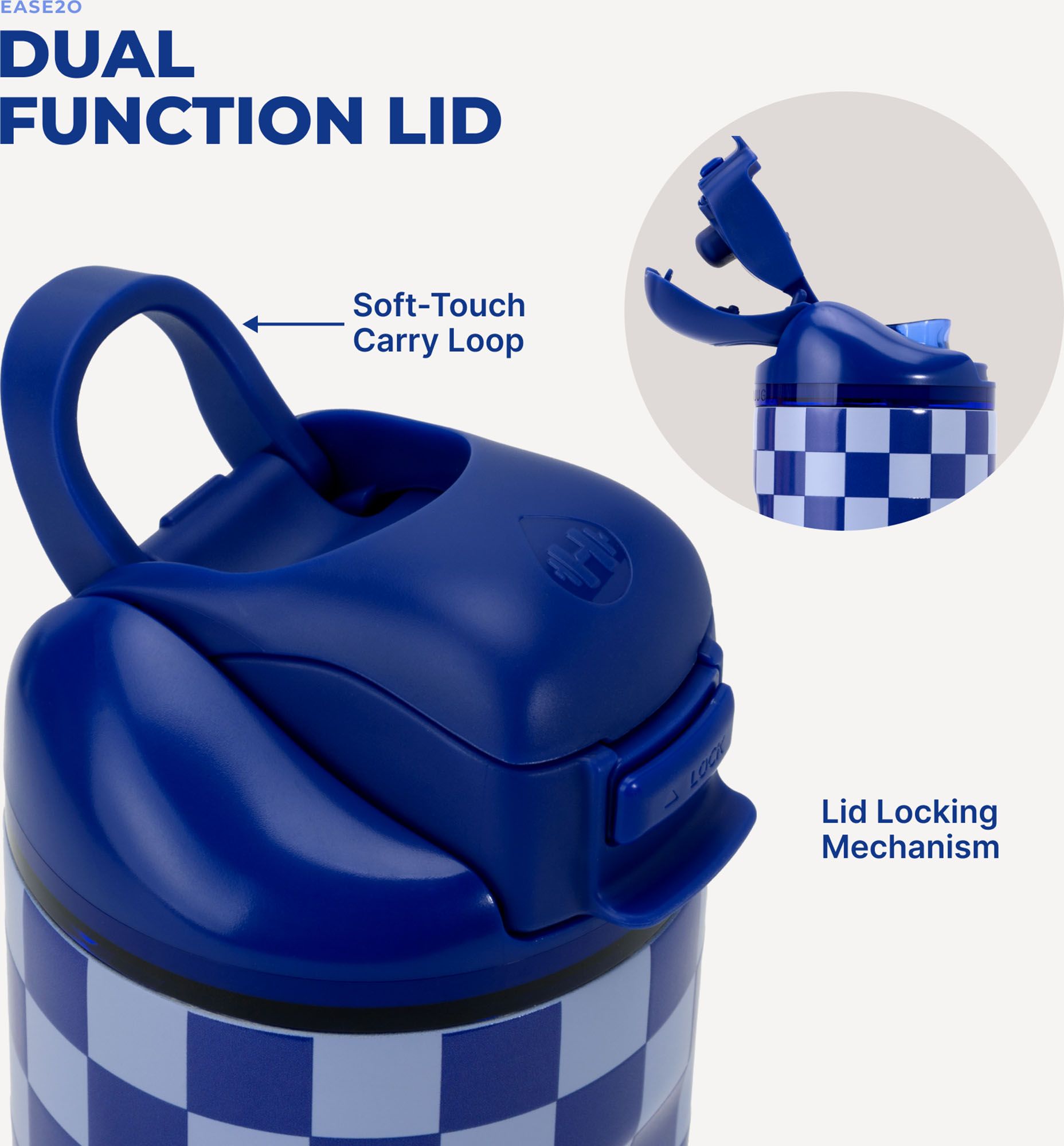 HYDROJUG 14oz. Ease2o Bottle - Checkers product image