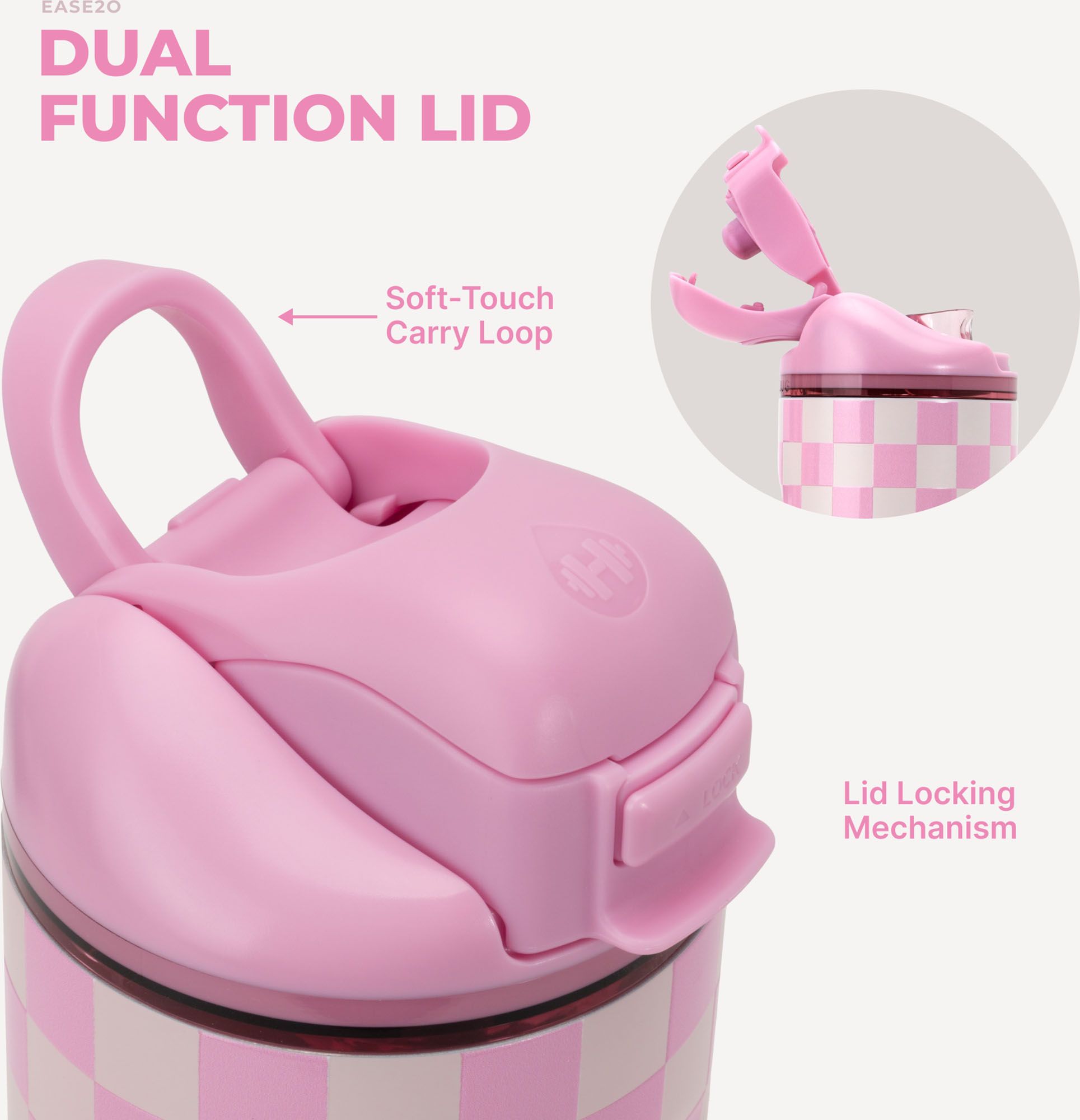 HYDROJUG 14oz. Ease2o Bottle - Checkers product image
