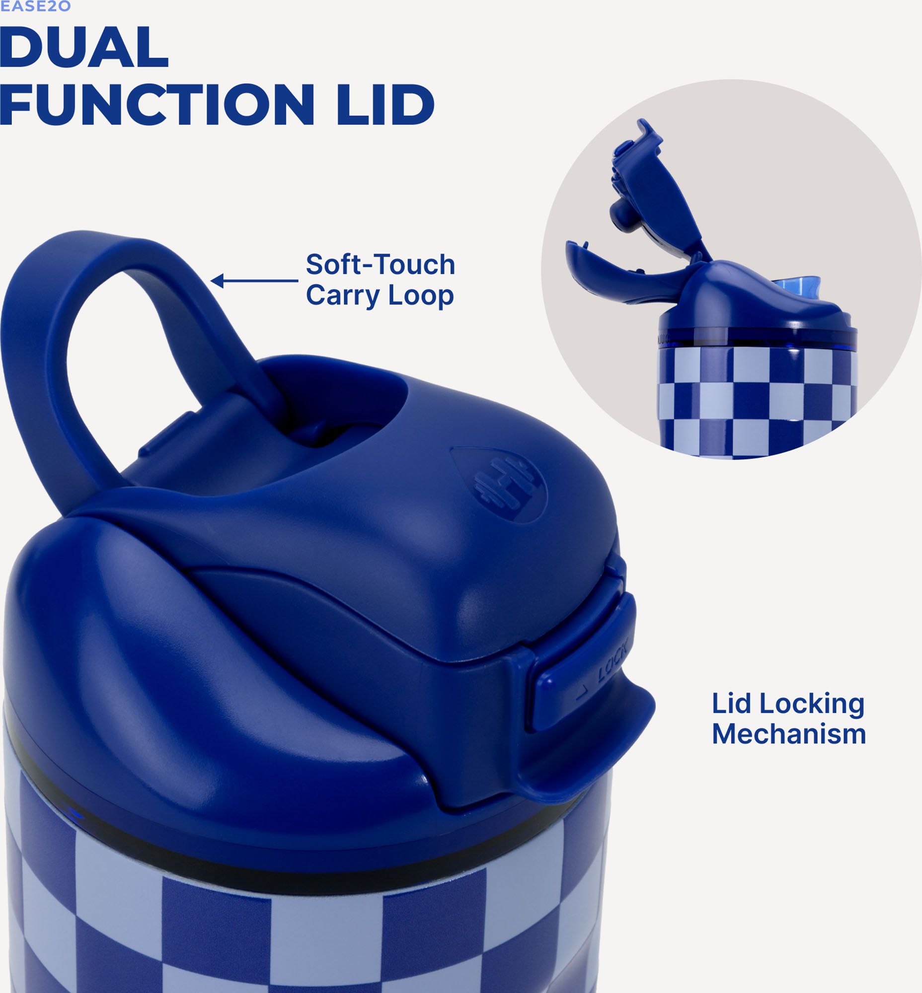 HYDROJUG 24oz. Ease2o Bottle - Checkers product image