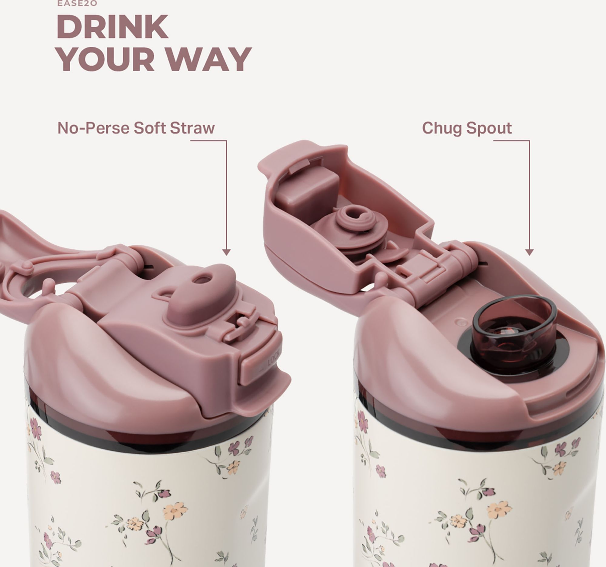 HYDROJUG 24 oz. Ease2o Bottle - Flora product image