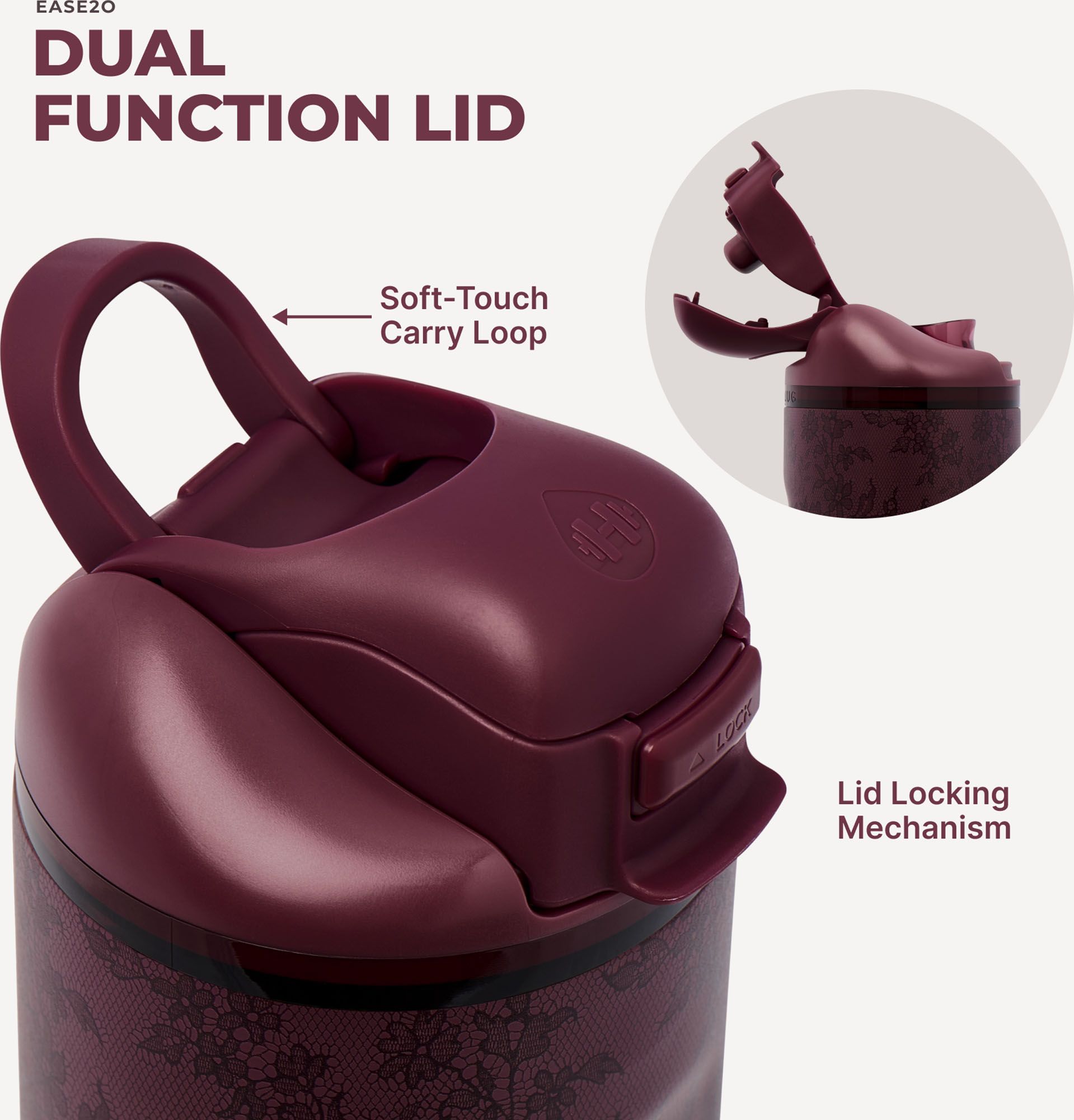 HYDROJUG 24oz. Ease2o Bottle - Midnight Collection product image
