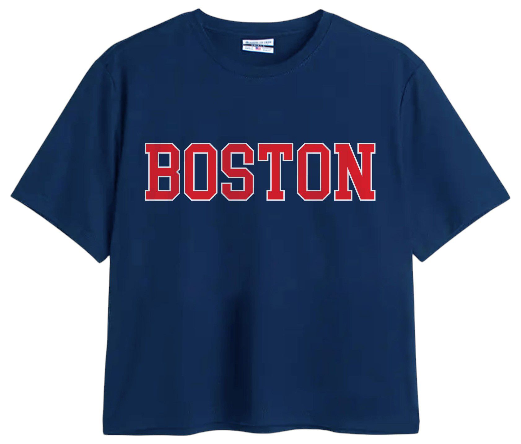 Where I'm From Women's Boston Navy 2Sided Easy T-Shirt product image