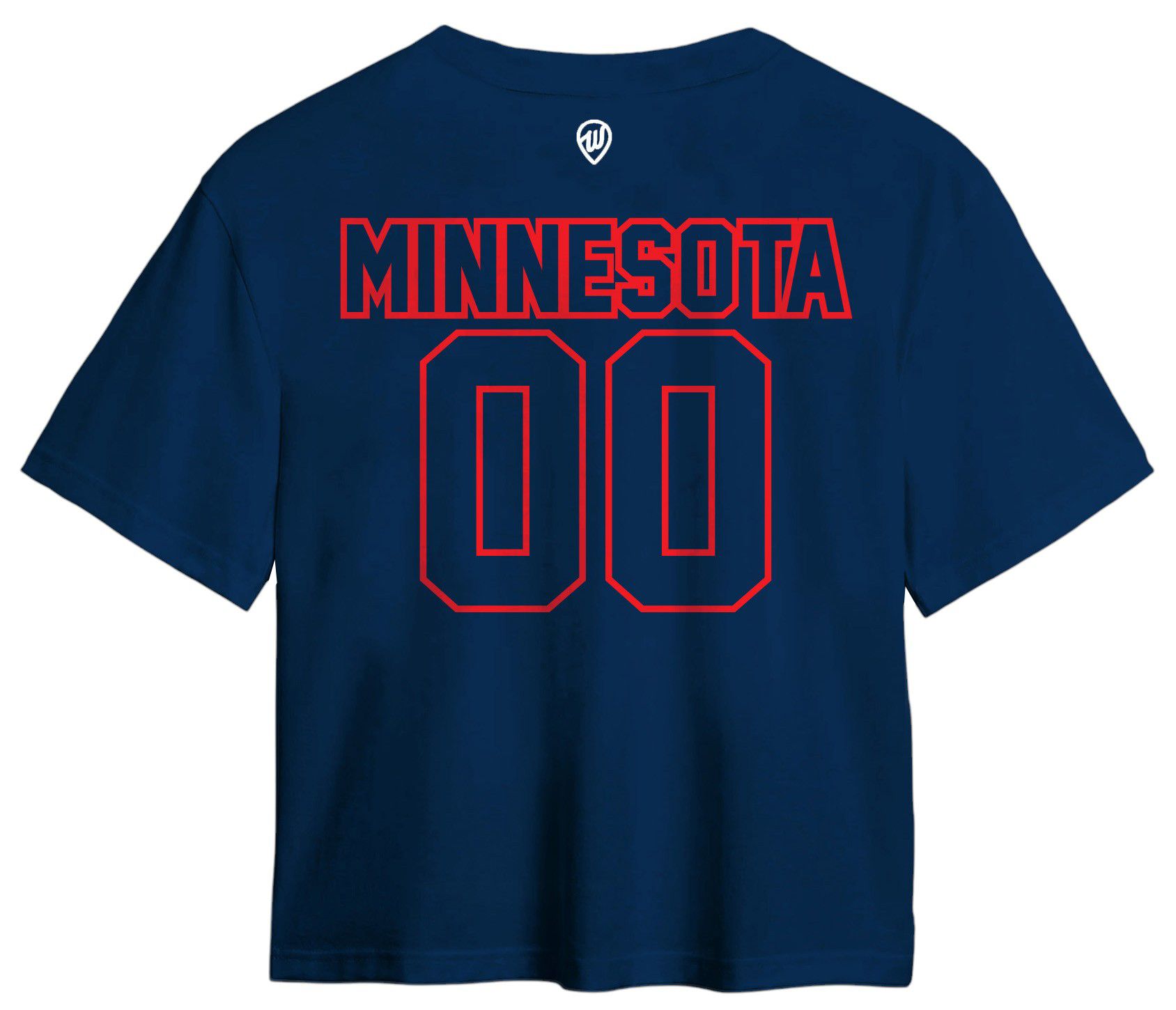 Where I'm From Women's Minnesota Navy 2Sided Easy T-Shirt product image
